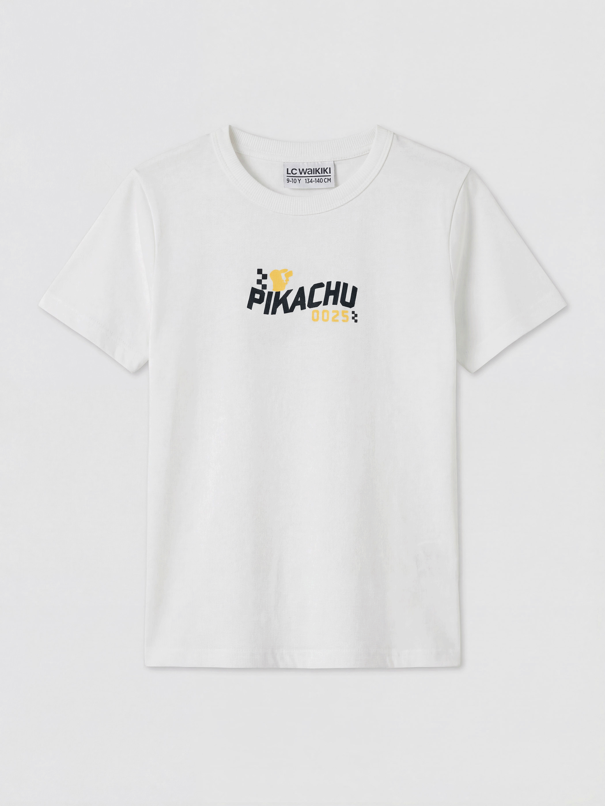 LCW Kids Pikachu Baskılı Erkek Çocuk Tişört