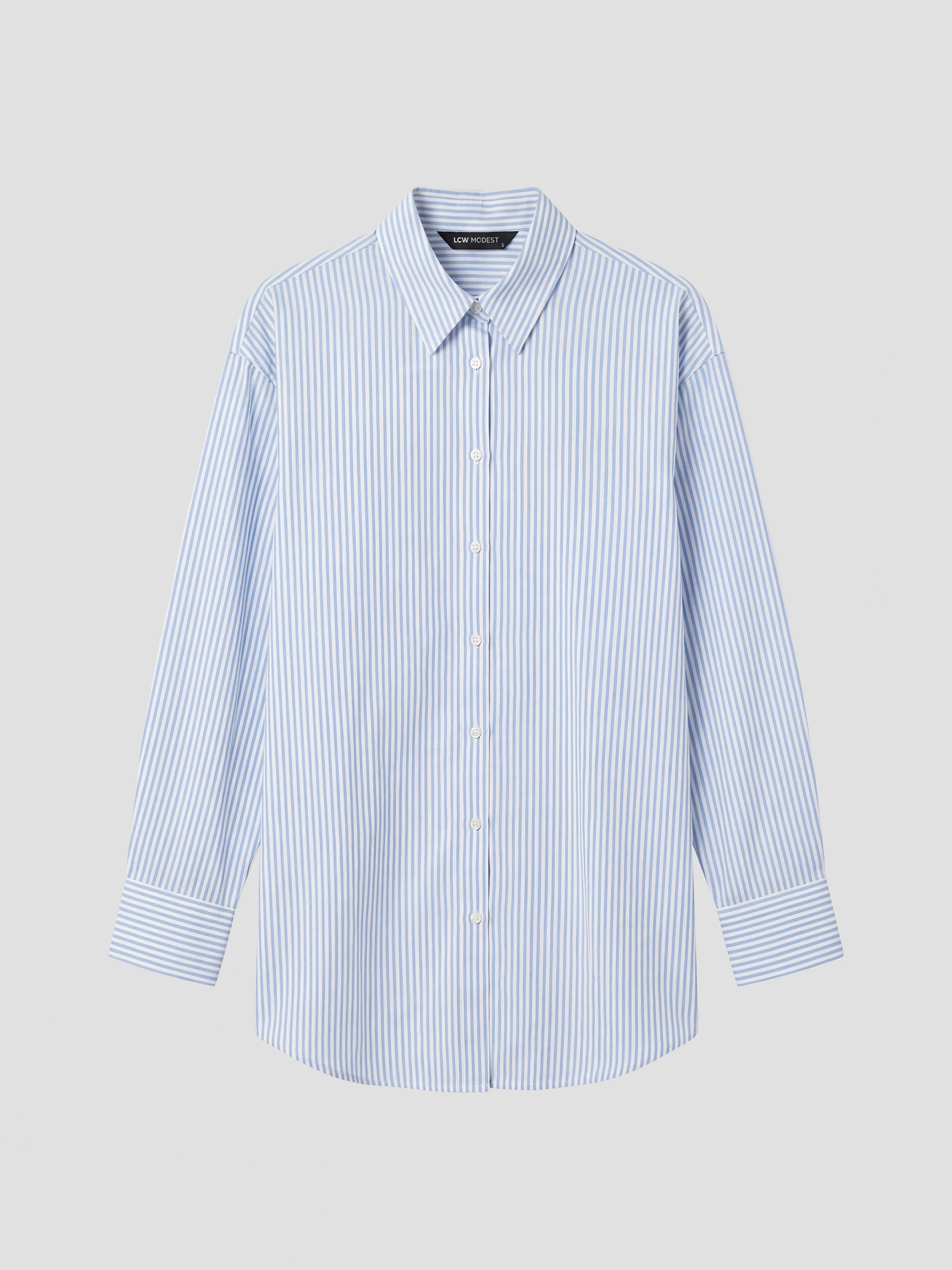 Woman BLUE Shirt Tunic-4