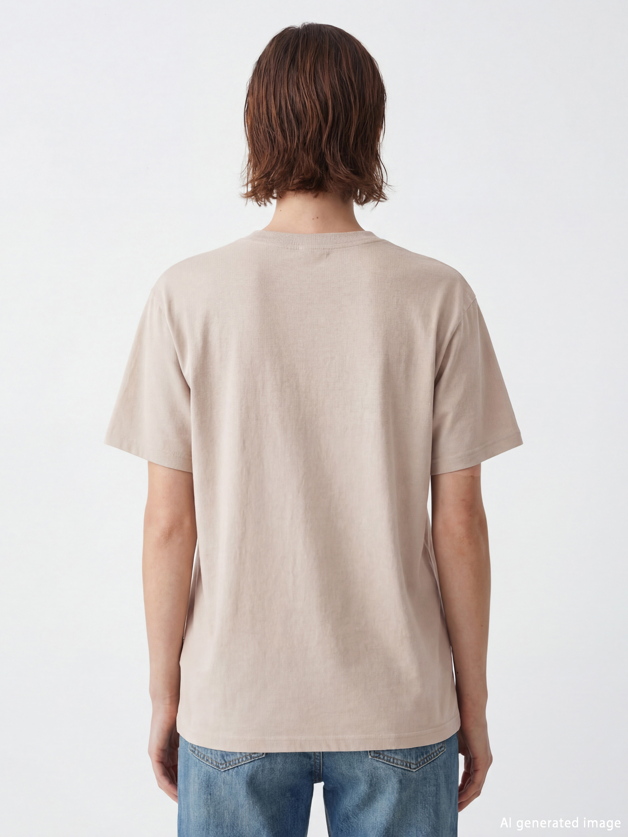Woman KHAKI T-Shirt-3