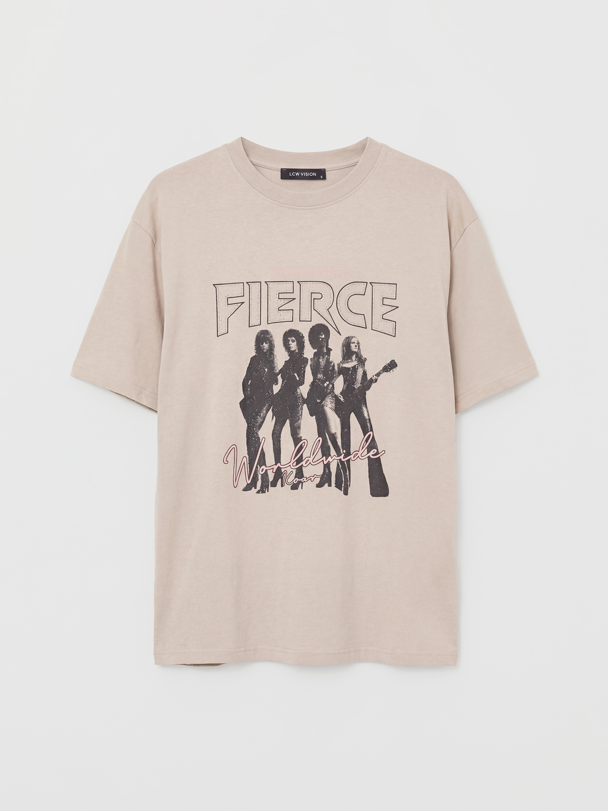 Woman KHAKI T-Shirt-4