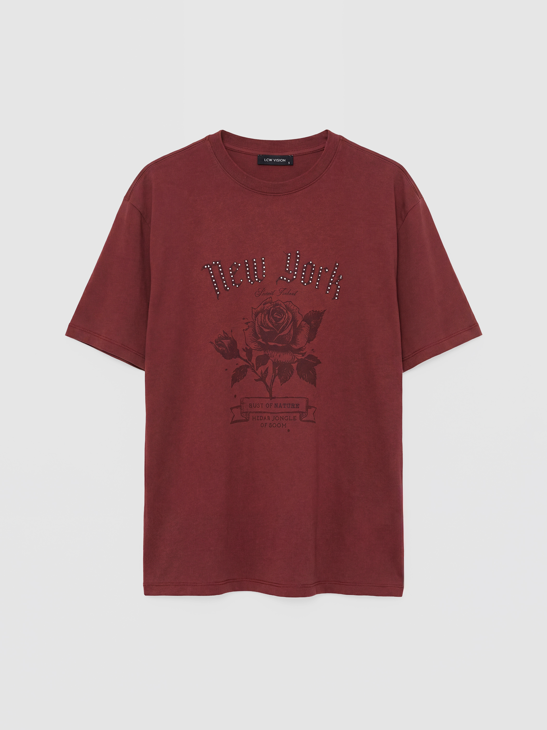 Woman BORDEAUX T-Shirt-4