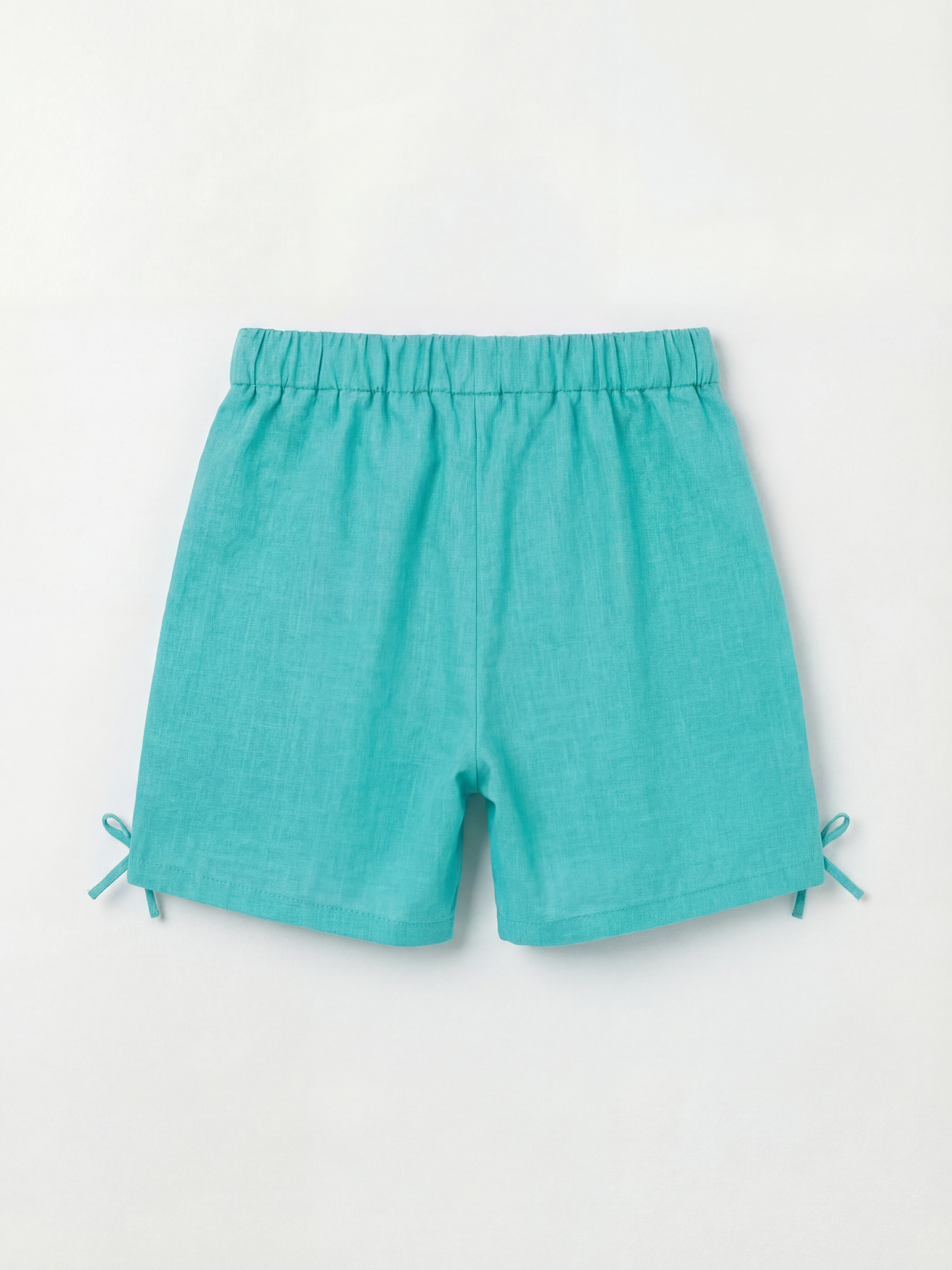 Girl TURQUOISE Shorts-1