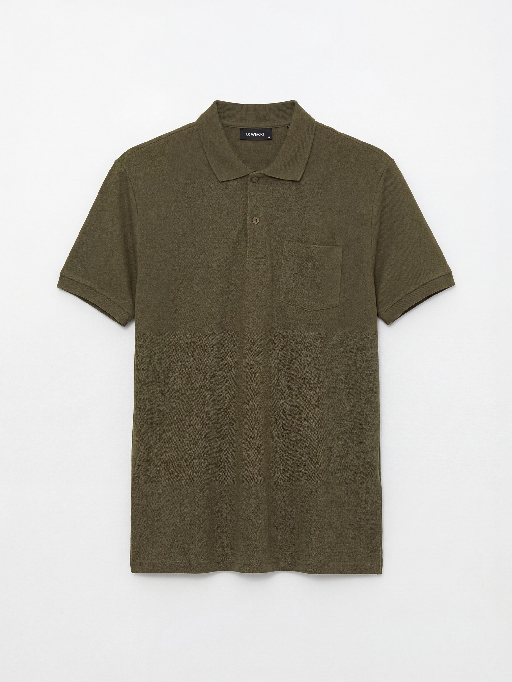 LCW ECO Polo Yaka Penye Erkek Tişört - S6GU65Z8-DGK