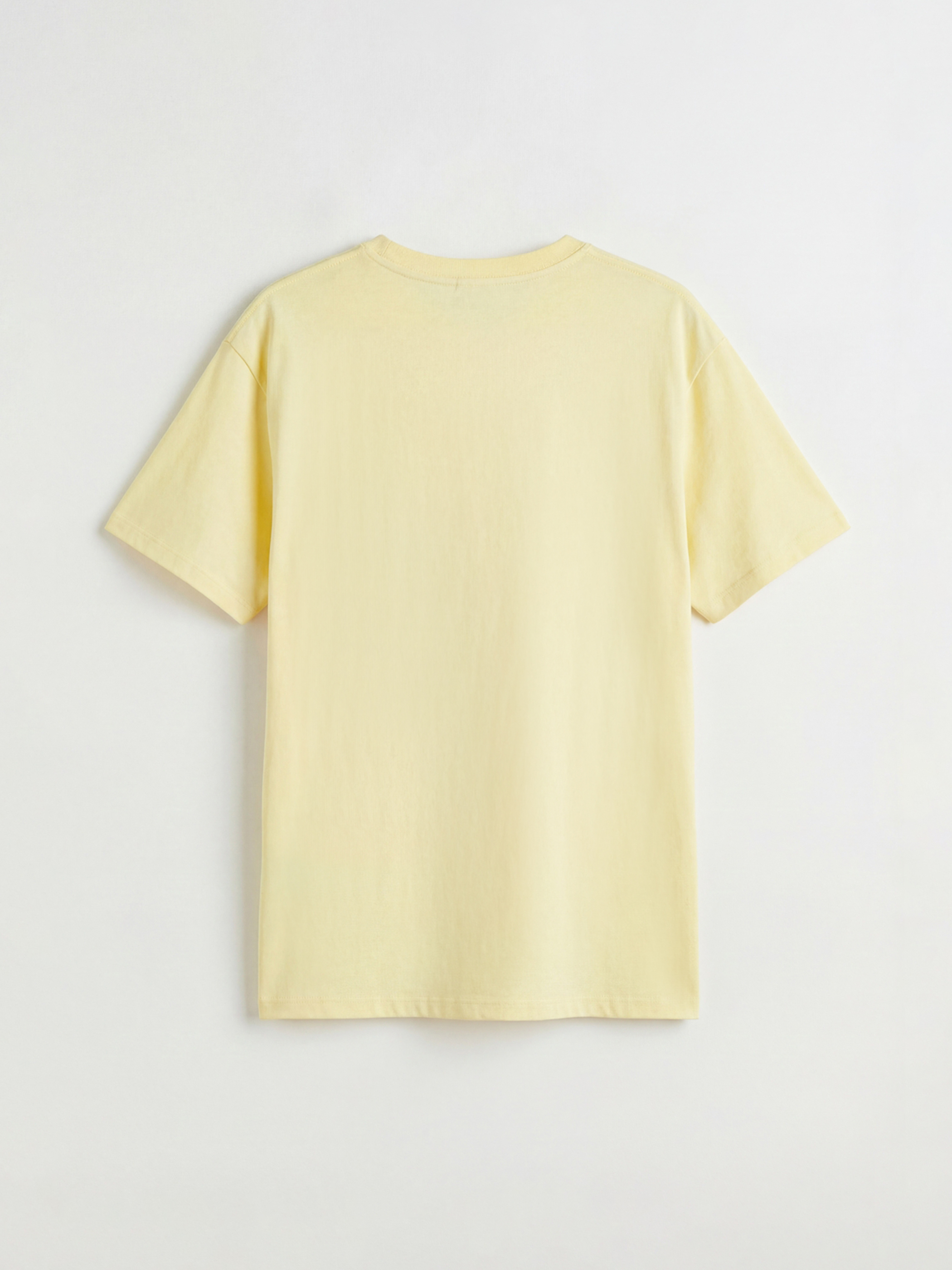 Sarı Stitch Baskılı Kız Çocuk Tişört-1