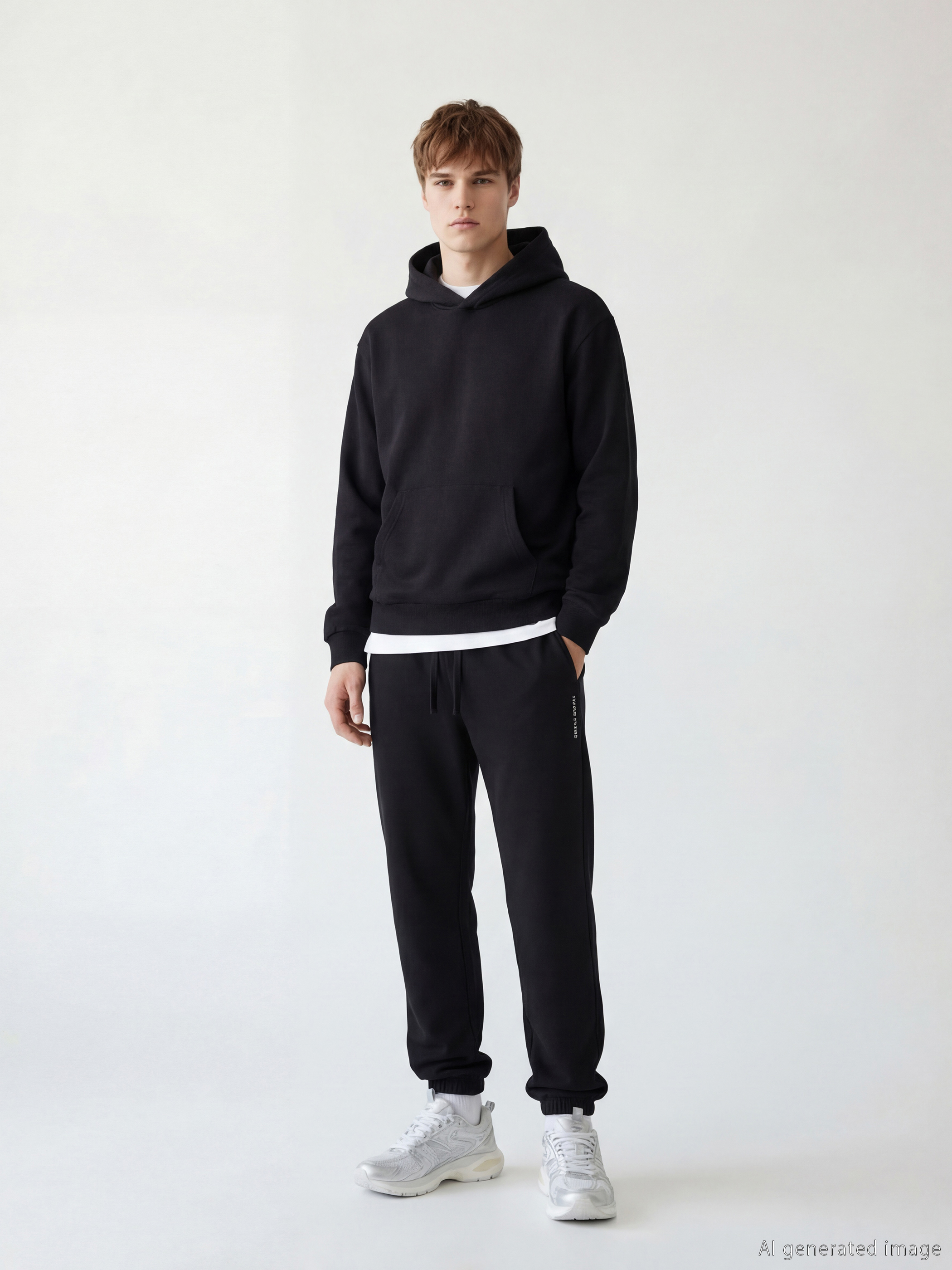 XSIDE بنطال رياضي رجالي بقصة عادية - S6H611Z8-CVL