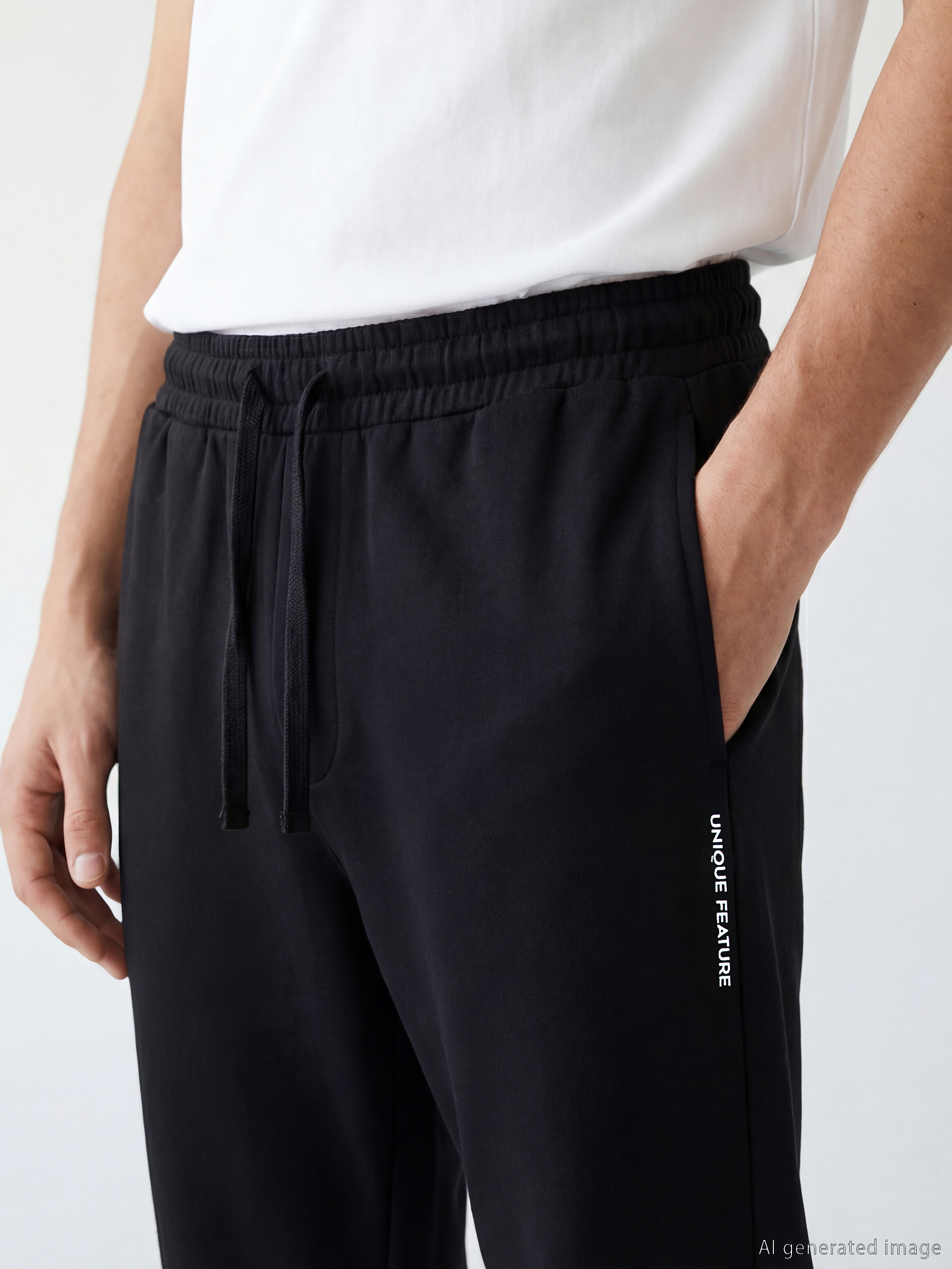 بنطال رياضي رجالي بقصة عادية-2