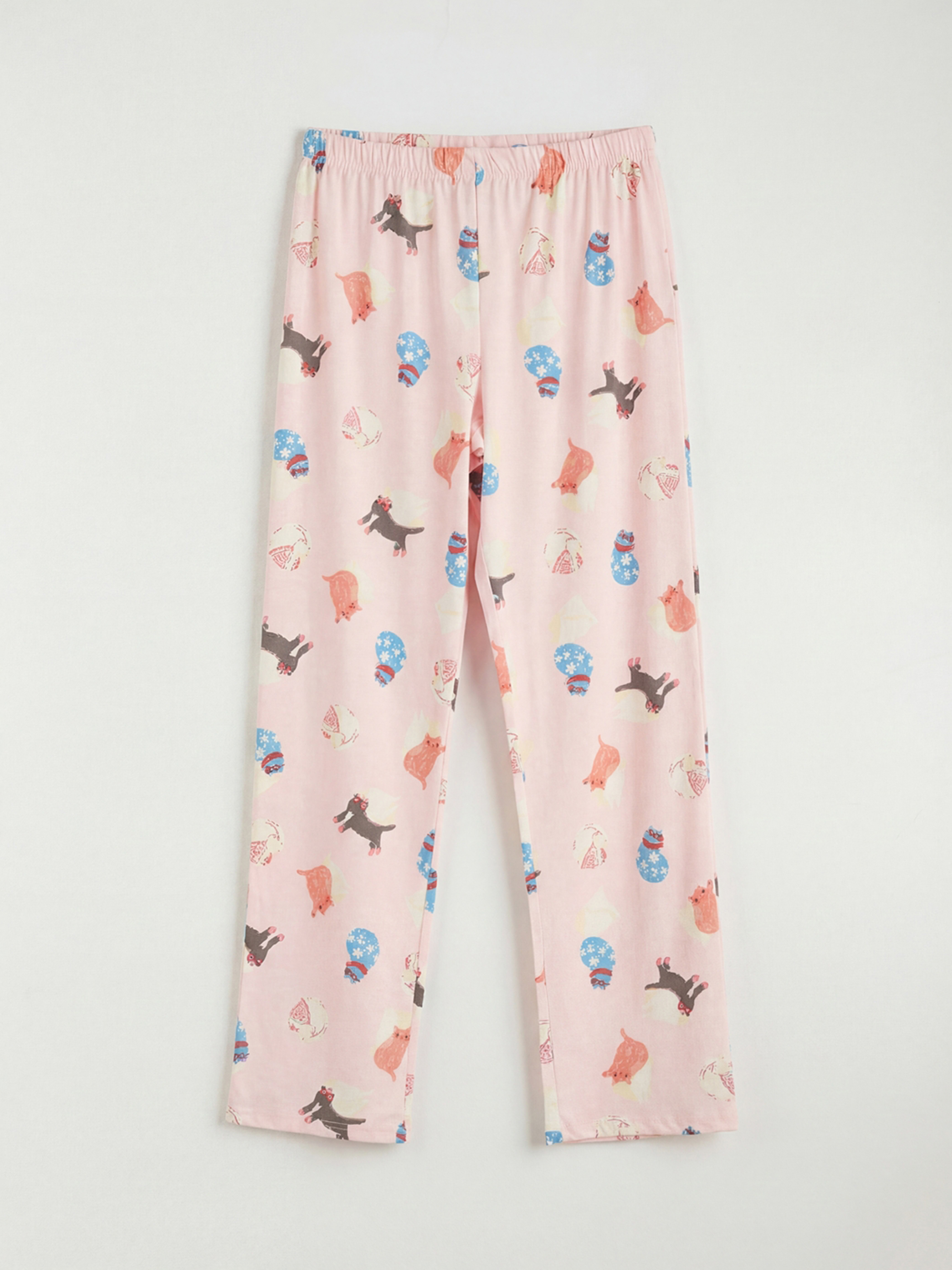 Жінка РОЖЕВИЙ Піжамний комплект-7