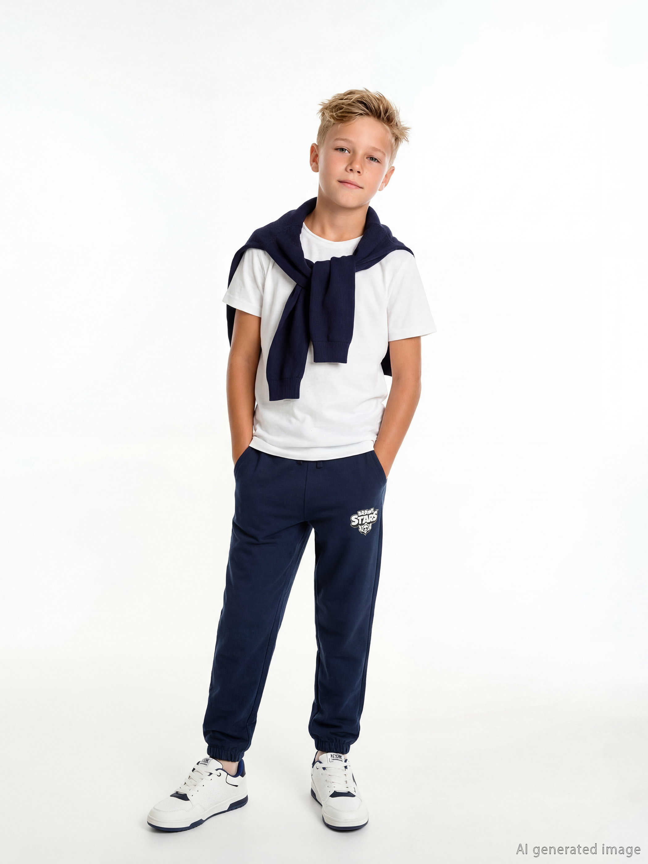 LCW Kids Brawl Stars Baskılı Erkek Çocuk Jogger Eşofman Altı - S6H813Z4-DWP