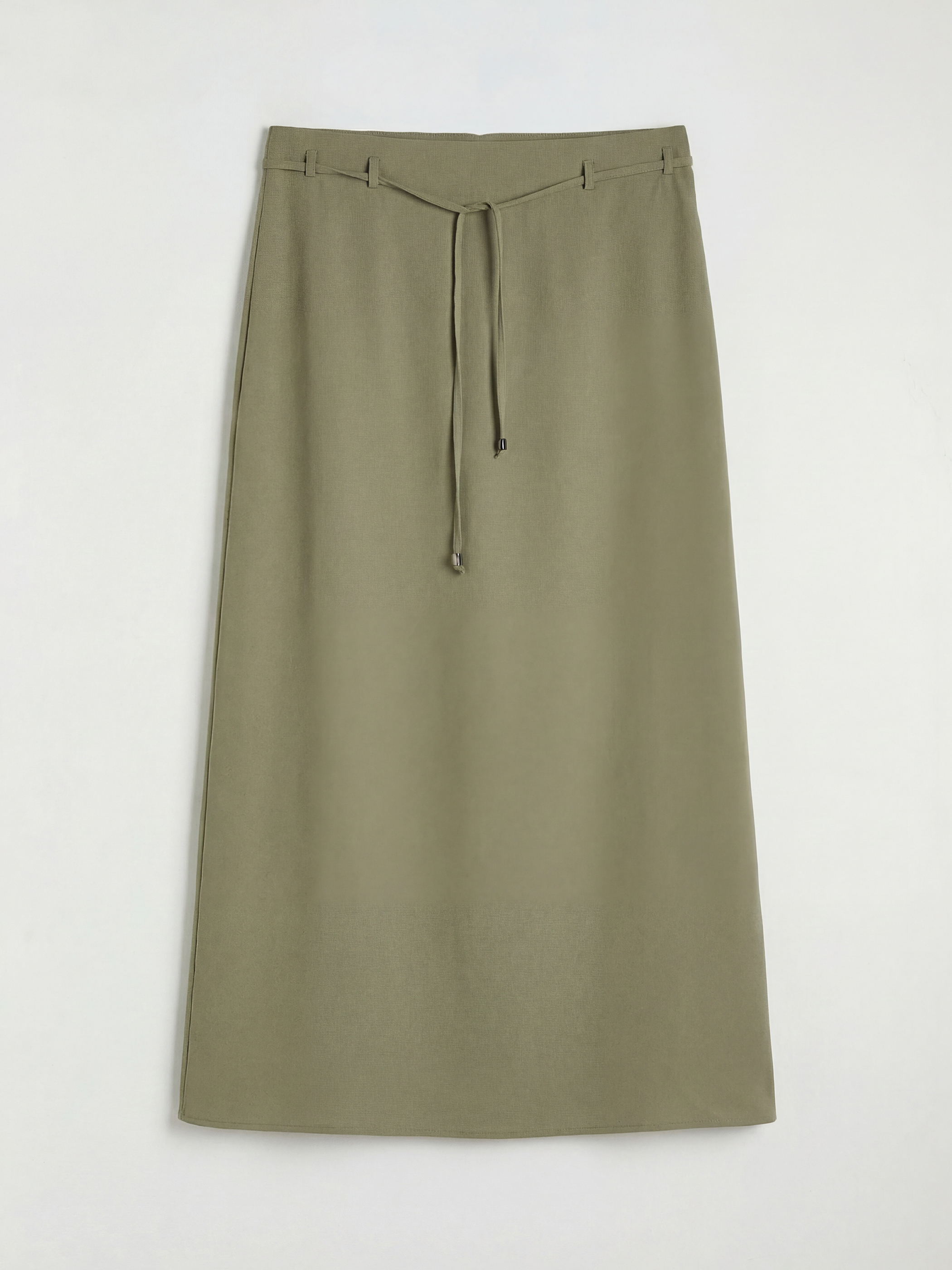 LCW Grace Büyük Beden Beli Lastikli Armürlü Etek - S6H851Z8-HFB