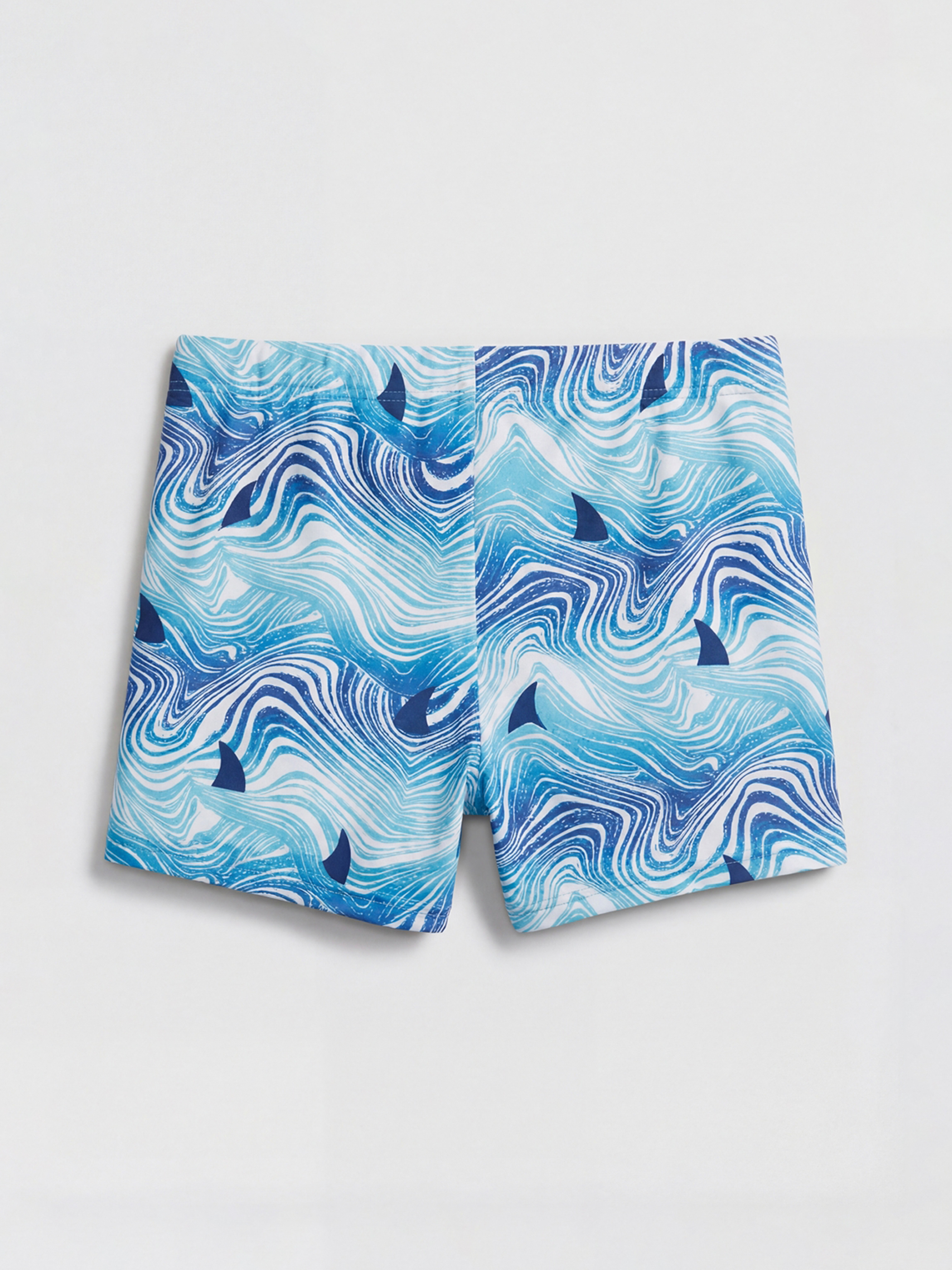 Patterned Boys' Swimsuit Shorts-1