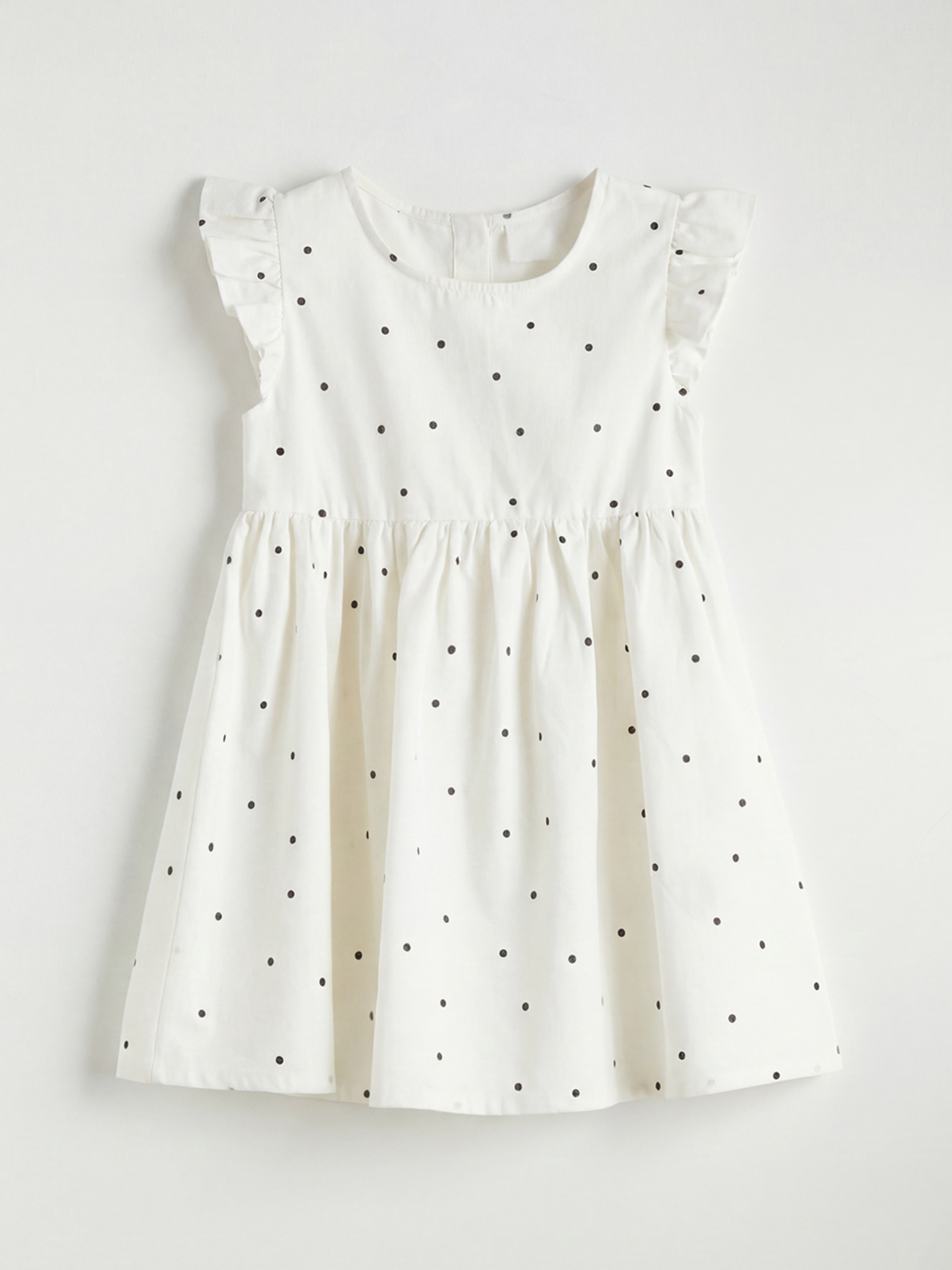 LCW Kids Girl ECRU Dress - S6H899Z1-LRA