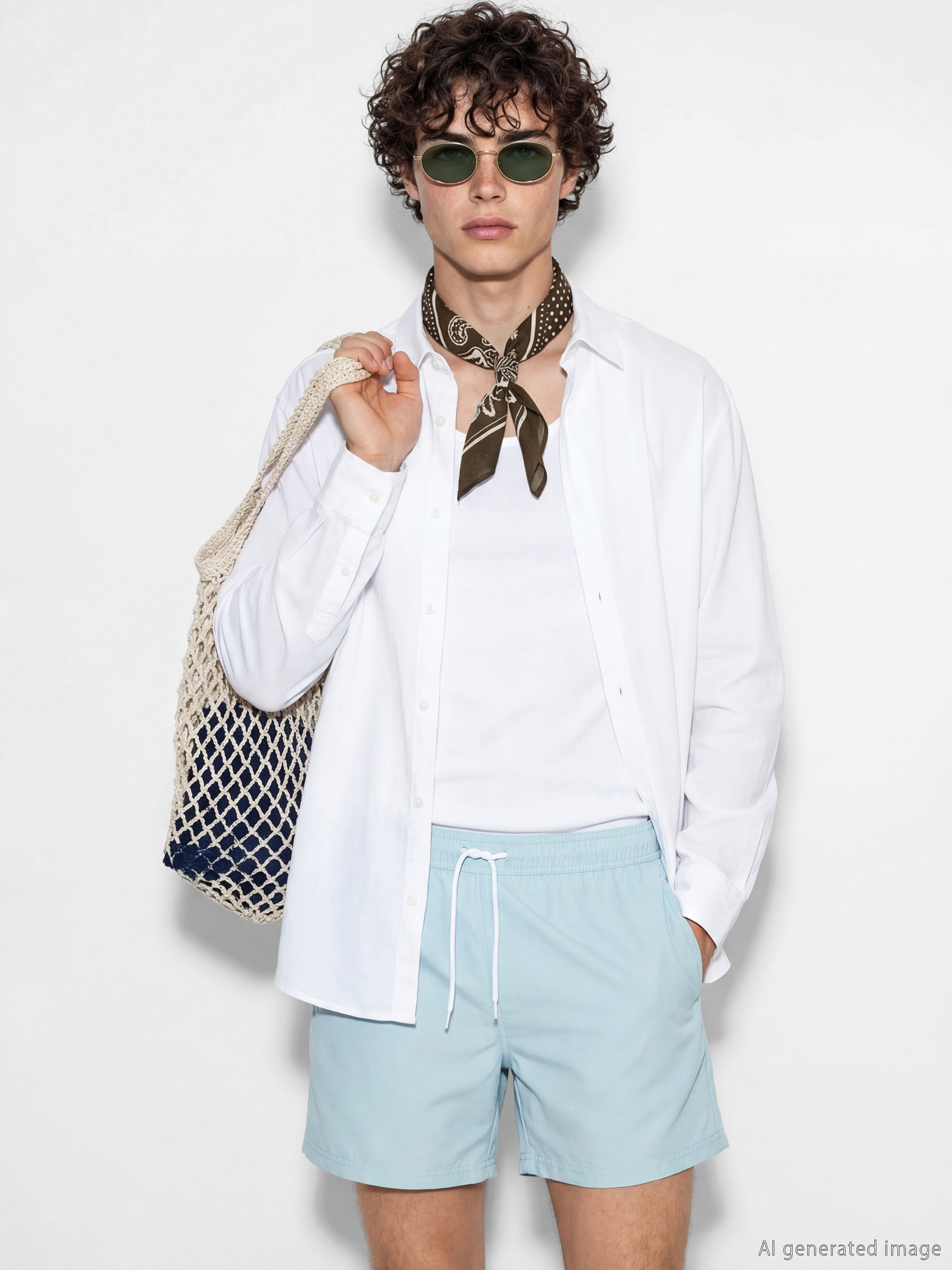 LCW SWIMWEAR PLAVA Šorts za kupanje Muškarac