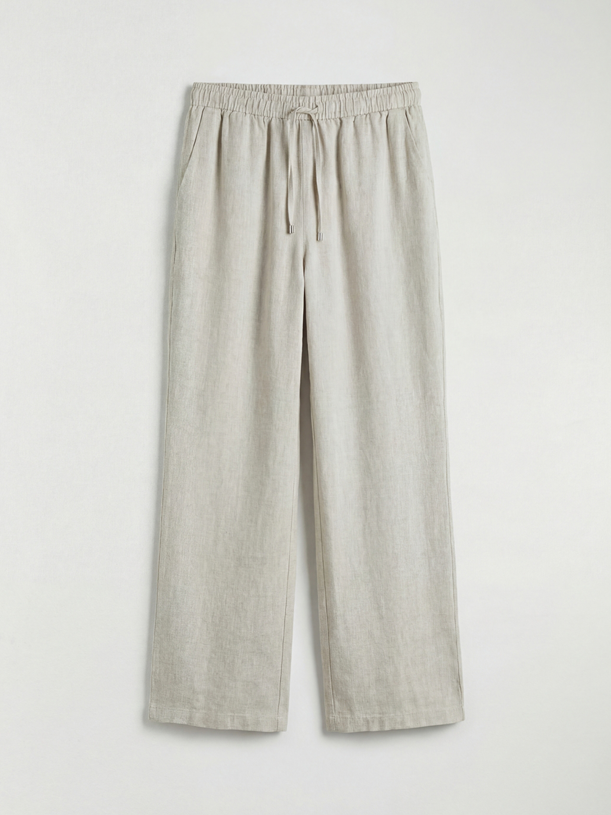 XSIDE Beli Lastikli Keten Kadın Pantolon - S6H968Z8-CT2