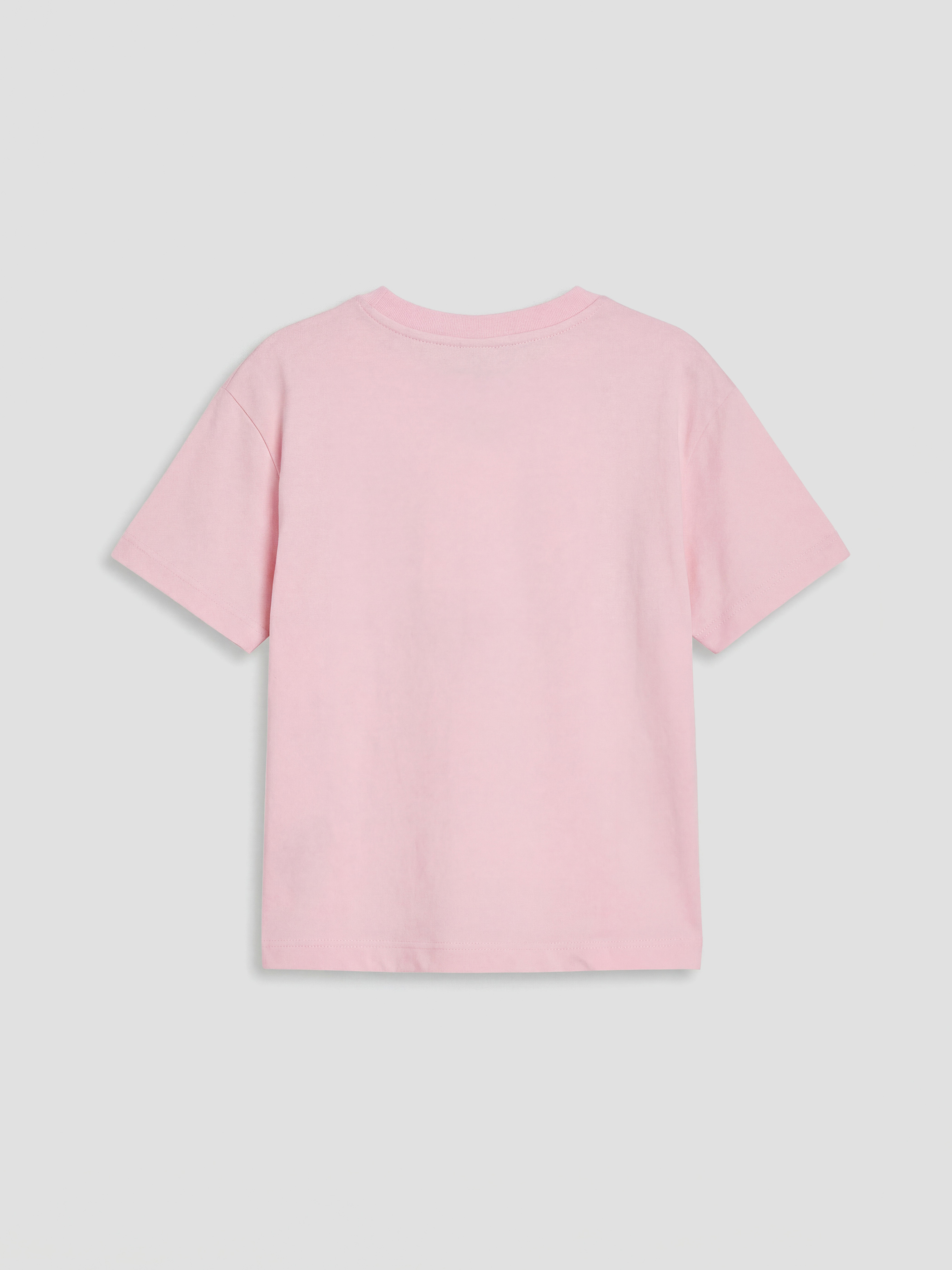 Crew Neck Printed Girls' T-Shirt-1