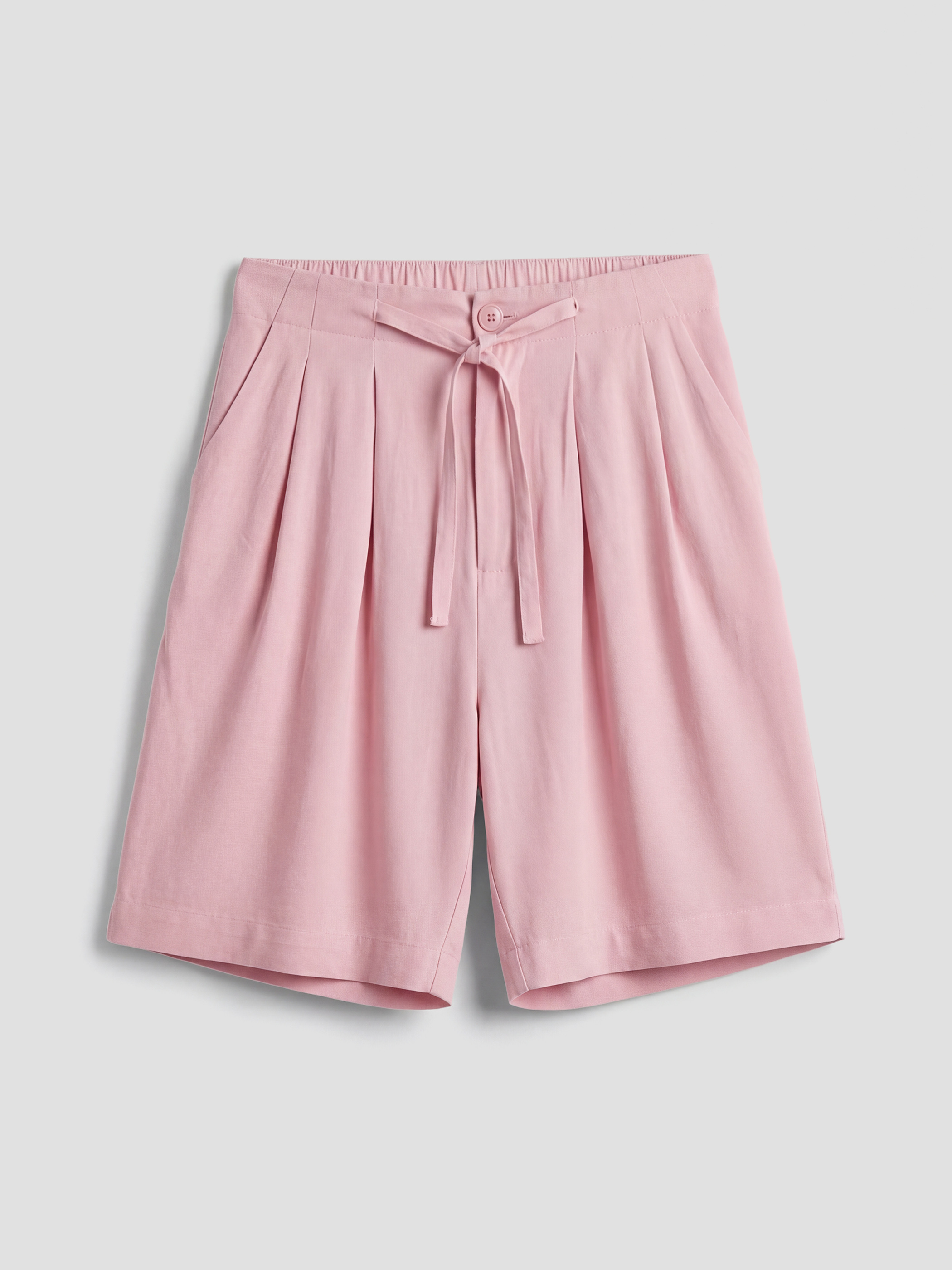 LCW Kids شورت بنات بخصر مرن وكسرات - S6HB45Z4-G4J