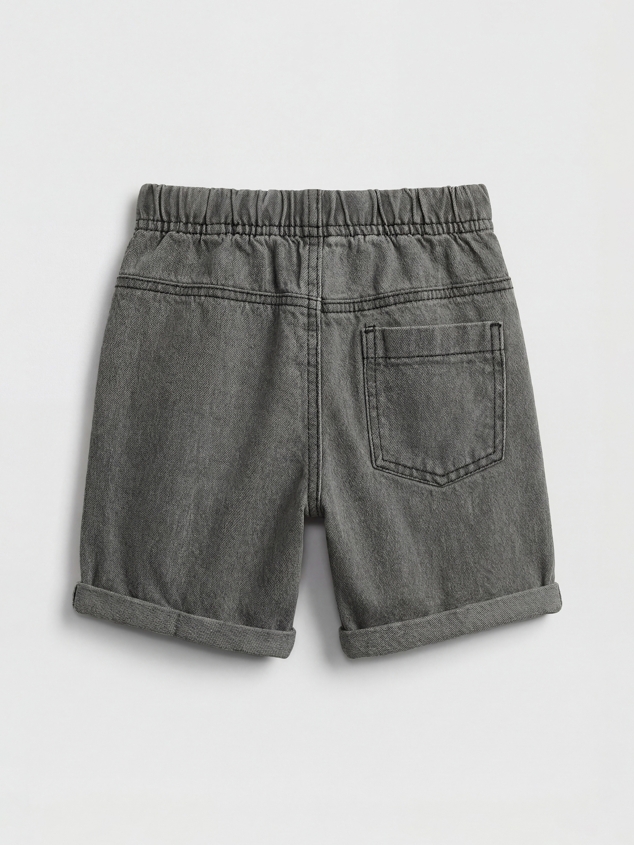 Short en jean GRIS Bébé garçon -1