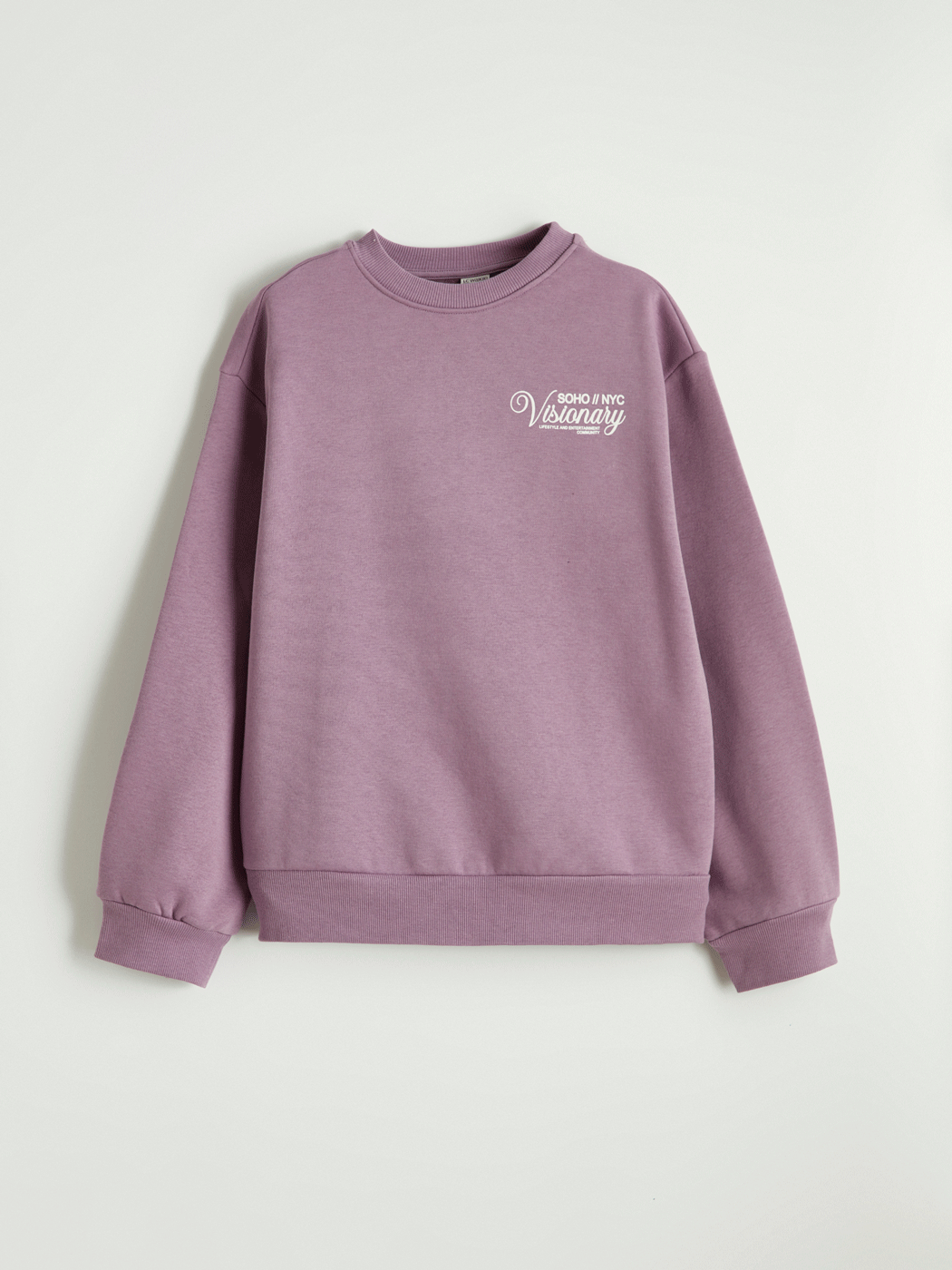 LCW Kids Baskılı Kız Çocuk Kalın Sweatshirt - S6HH50Z4-GCF