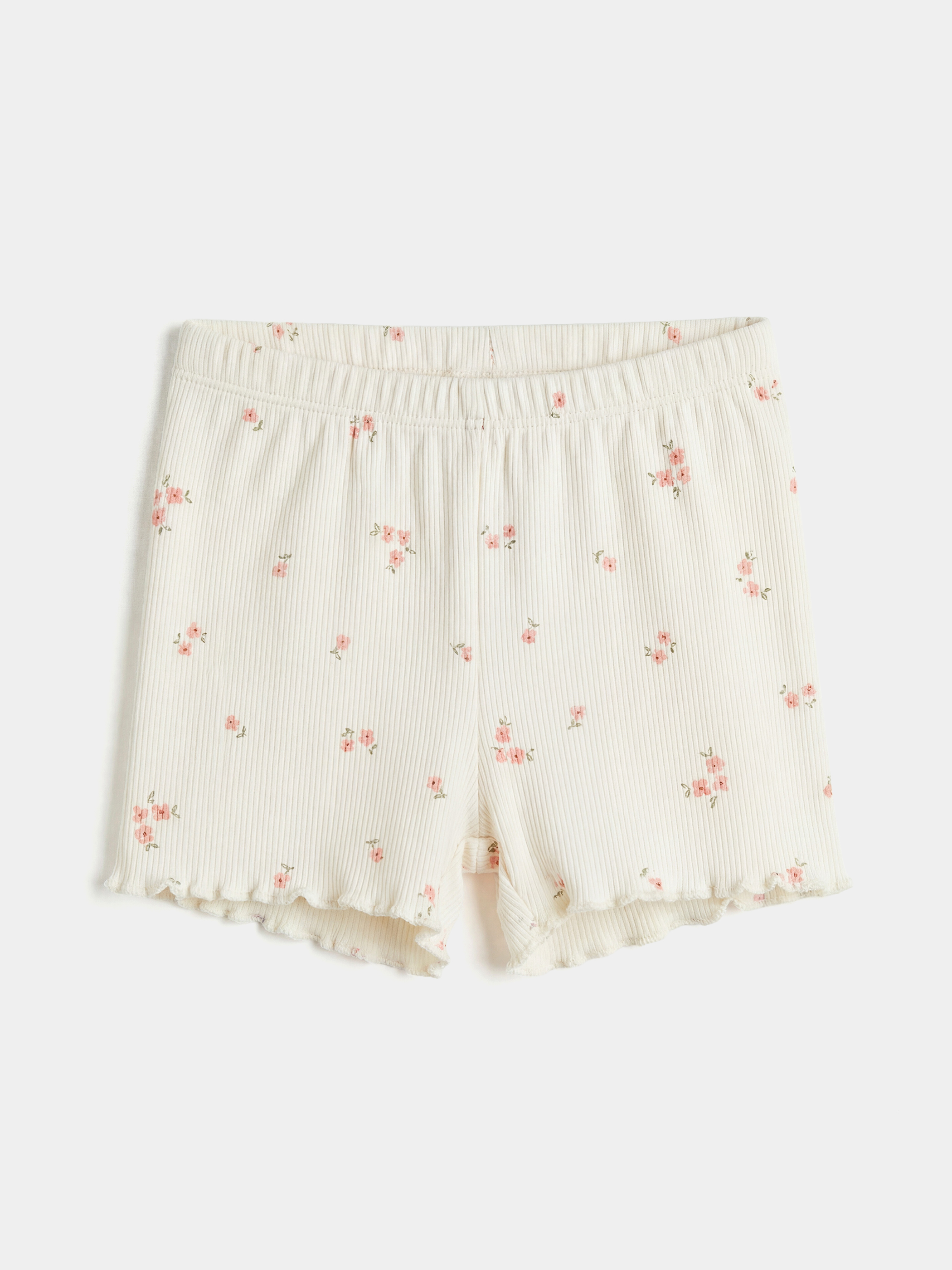 Floral-Print Crew Neck Baby Girl Blouse and Leggings Set-3