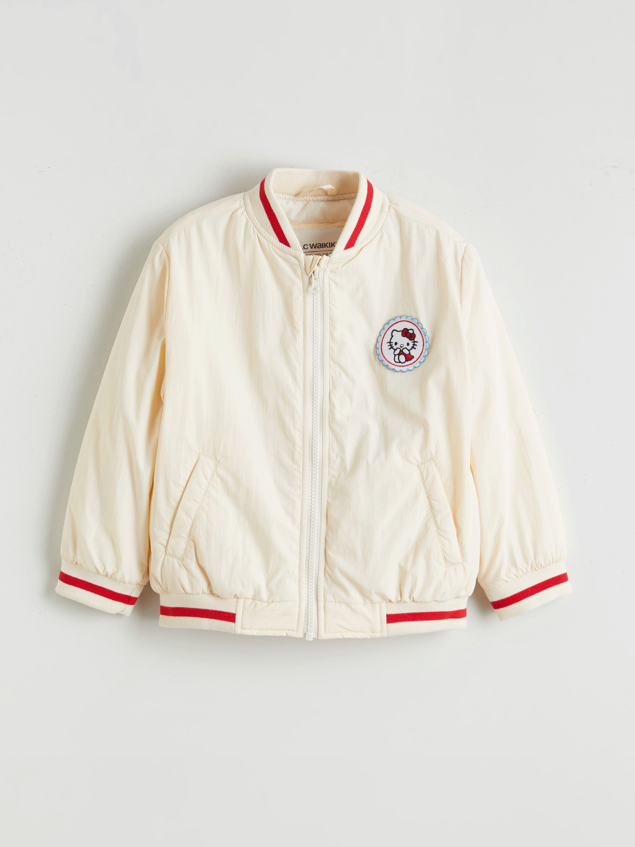 Hello Kitty Baskılı Kolej Yaka Kız Çocuk Mont-1