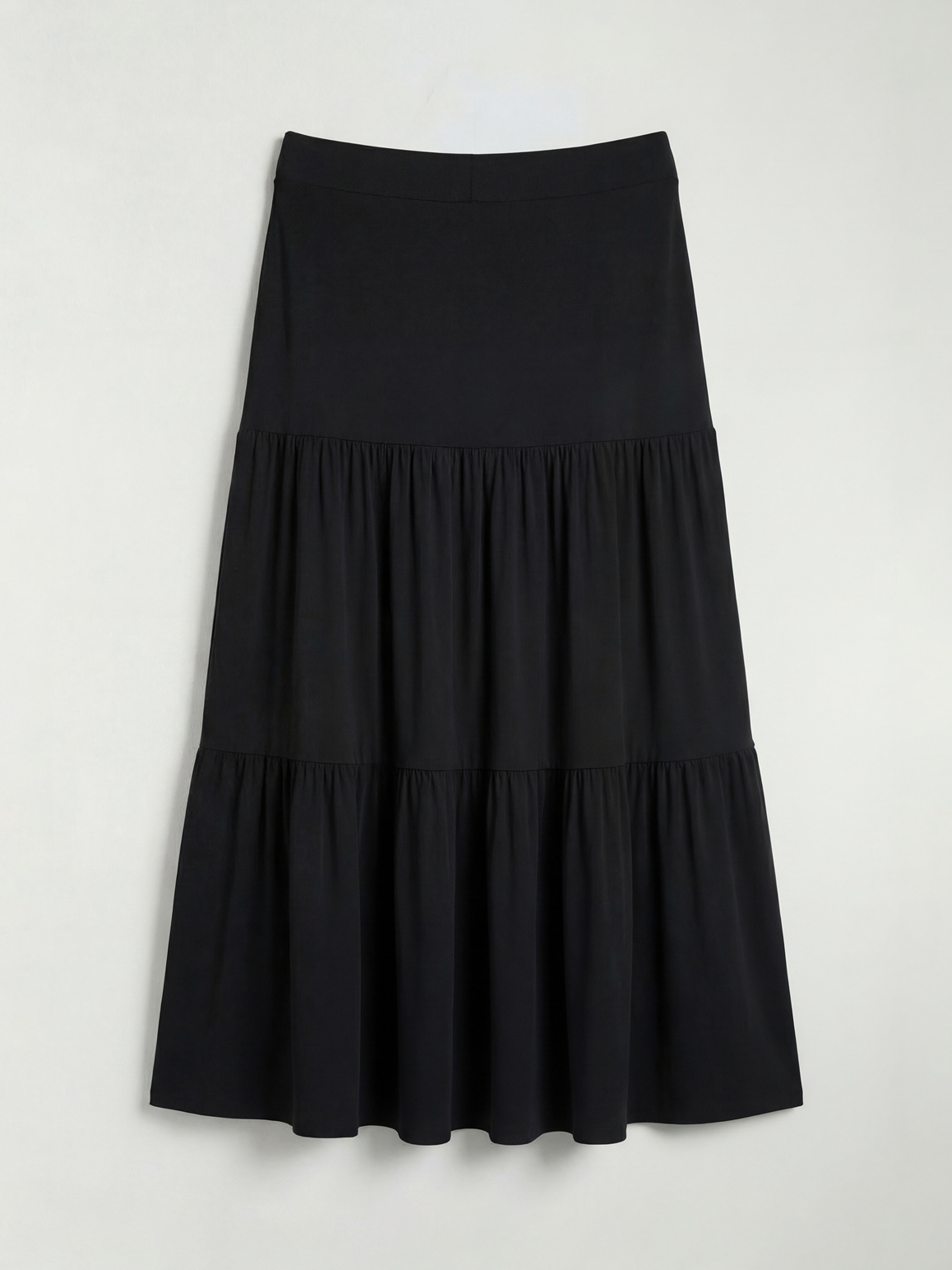 Siyah Beli Lastikli Katkat Etek-4