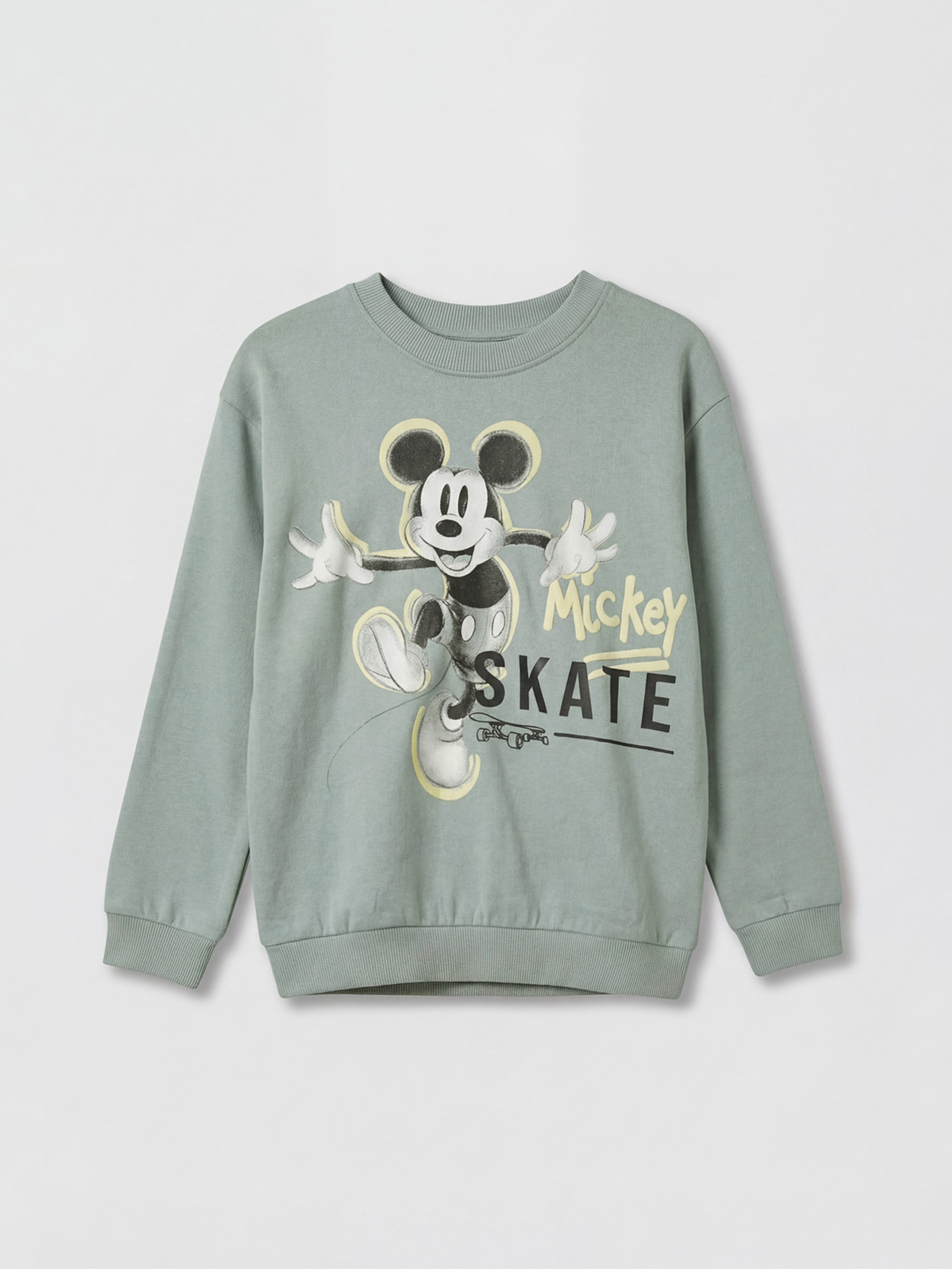 Mickey Mouse Printed Boy's Sweatshirt and Sweatpants-1
