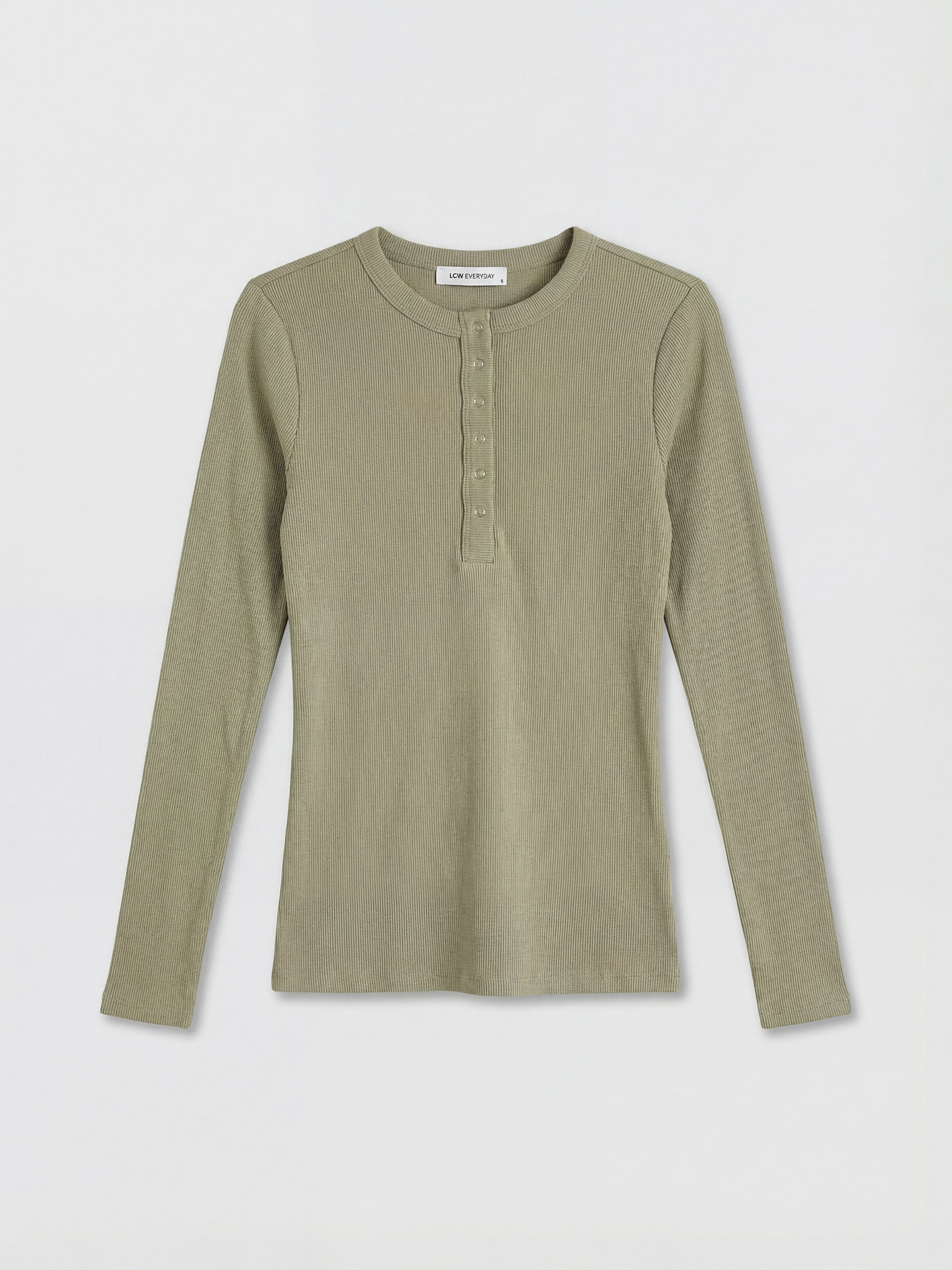 Crew Neck Ribbed Women's Body-4