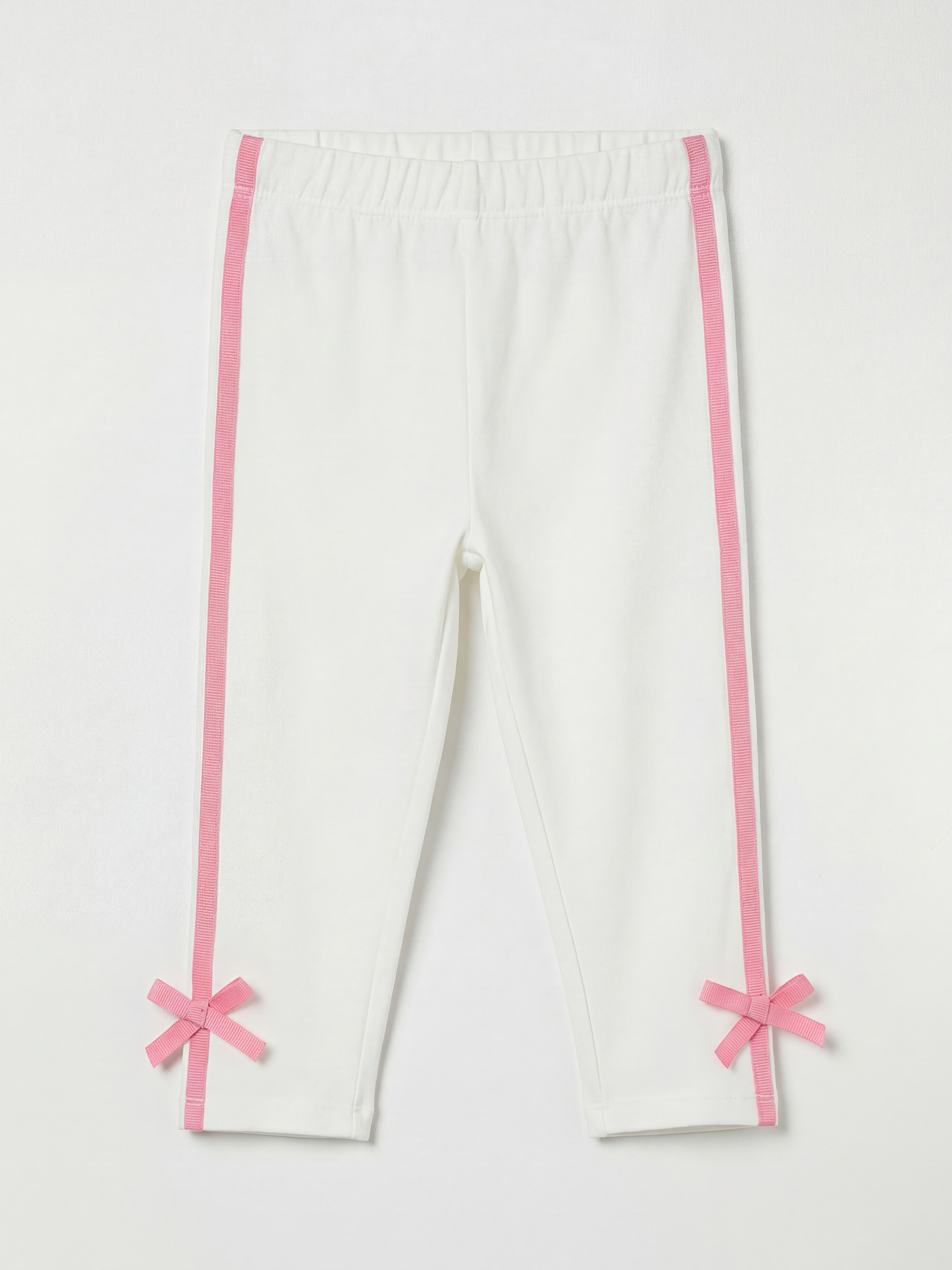 LCW Kids Yanları Şeritli Fiyonk Detaylı Kız Çocuk Tayt - S6HO70Z1-R9J