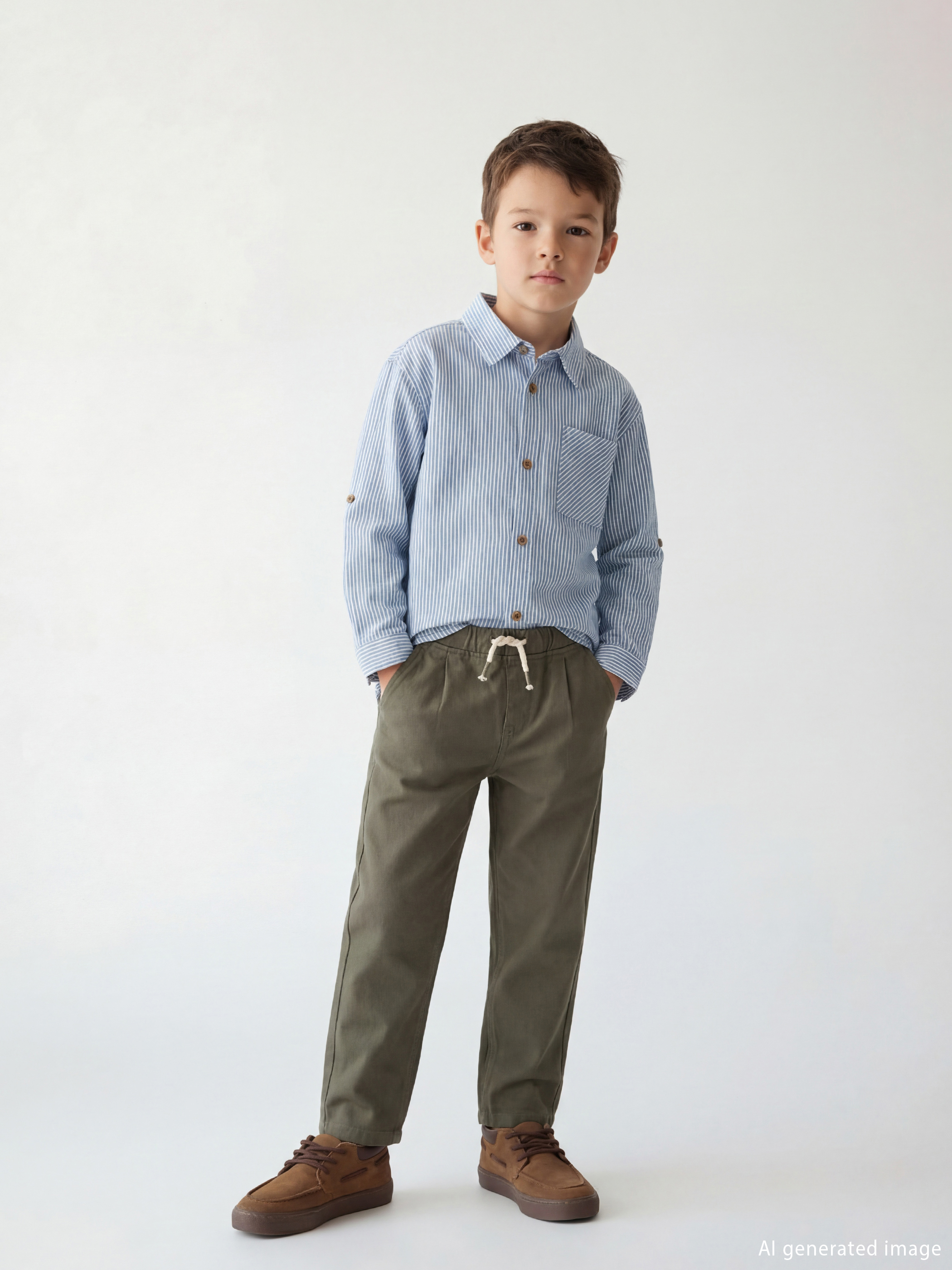 LCW Kids Beli Lastikli Erkek Çocuk Pantolon - S6HT55Z1-R1E