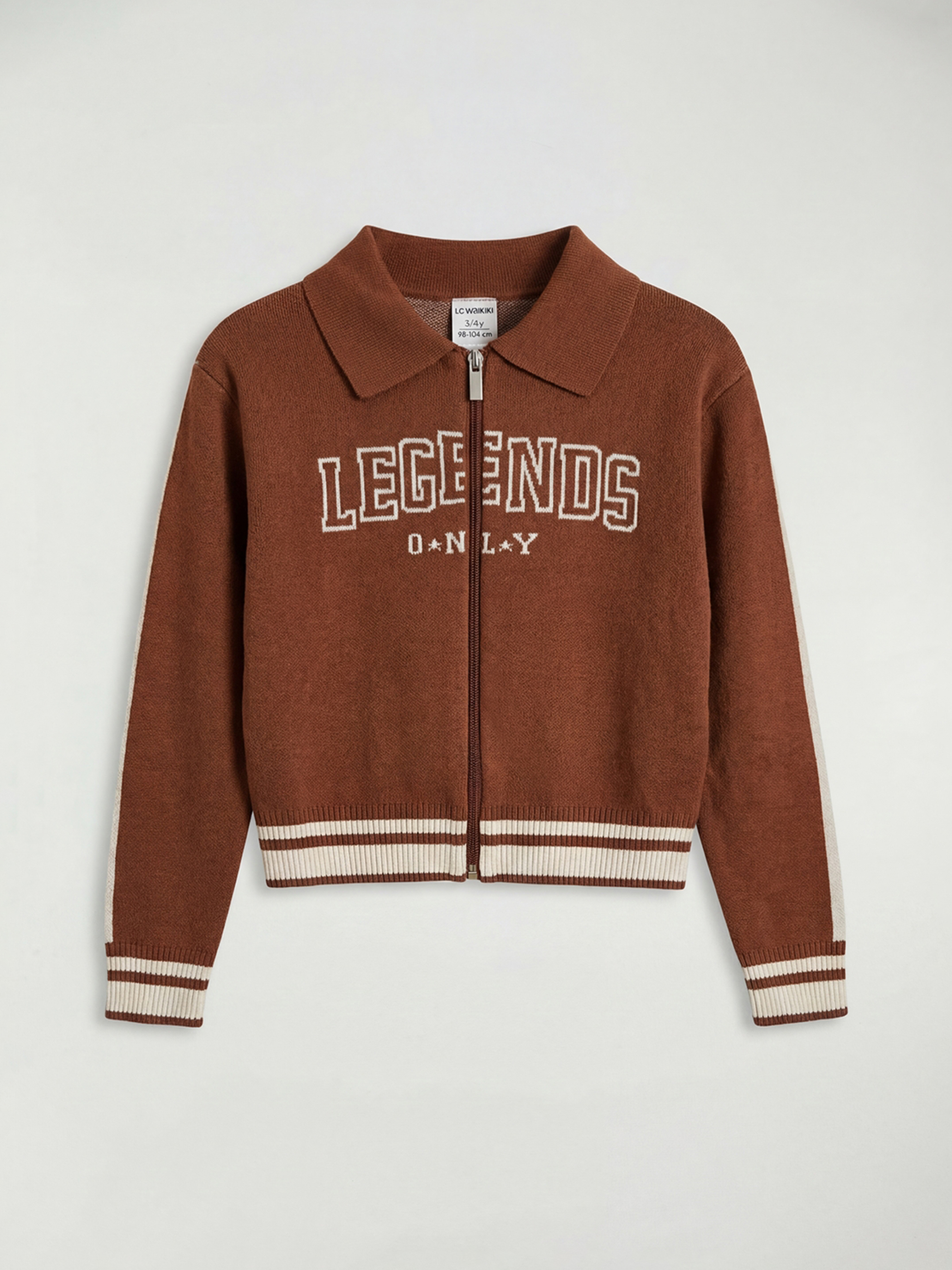 LCW Kids Girl BROWN Cardigan - S6HU42Z4-R1R
