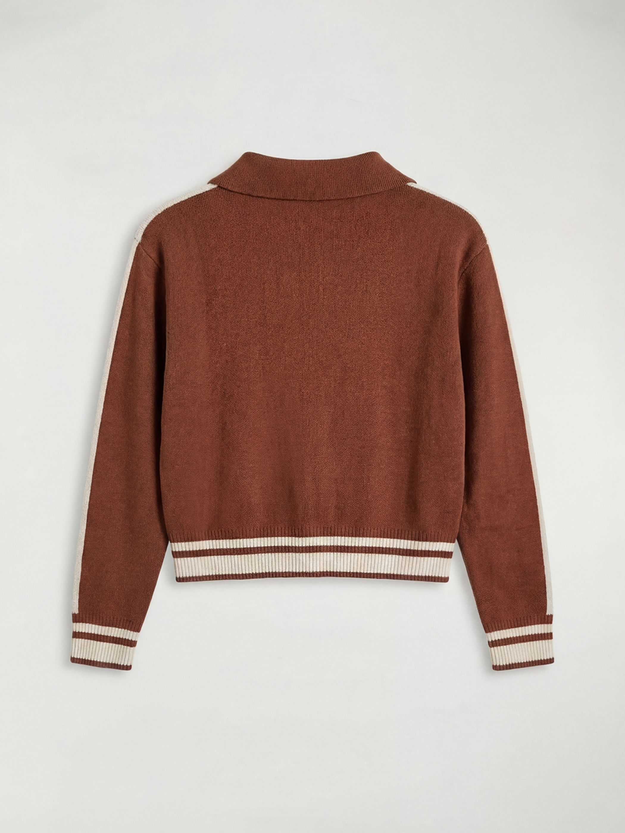 Girl BROWN Cardigan-1