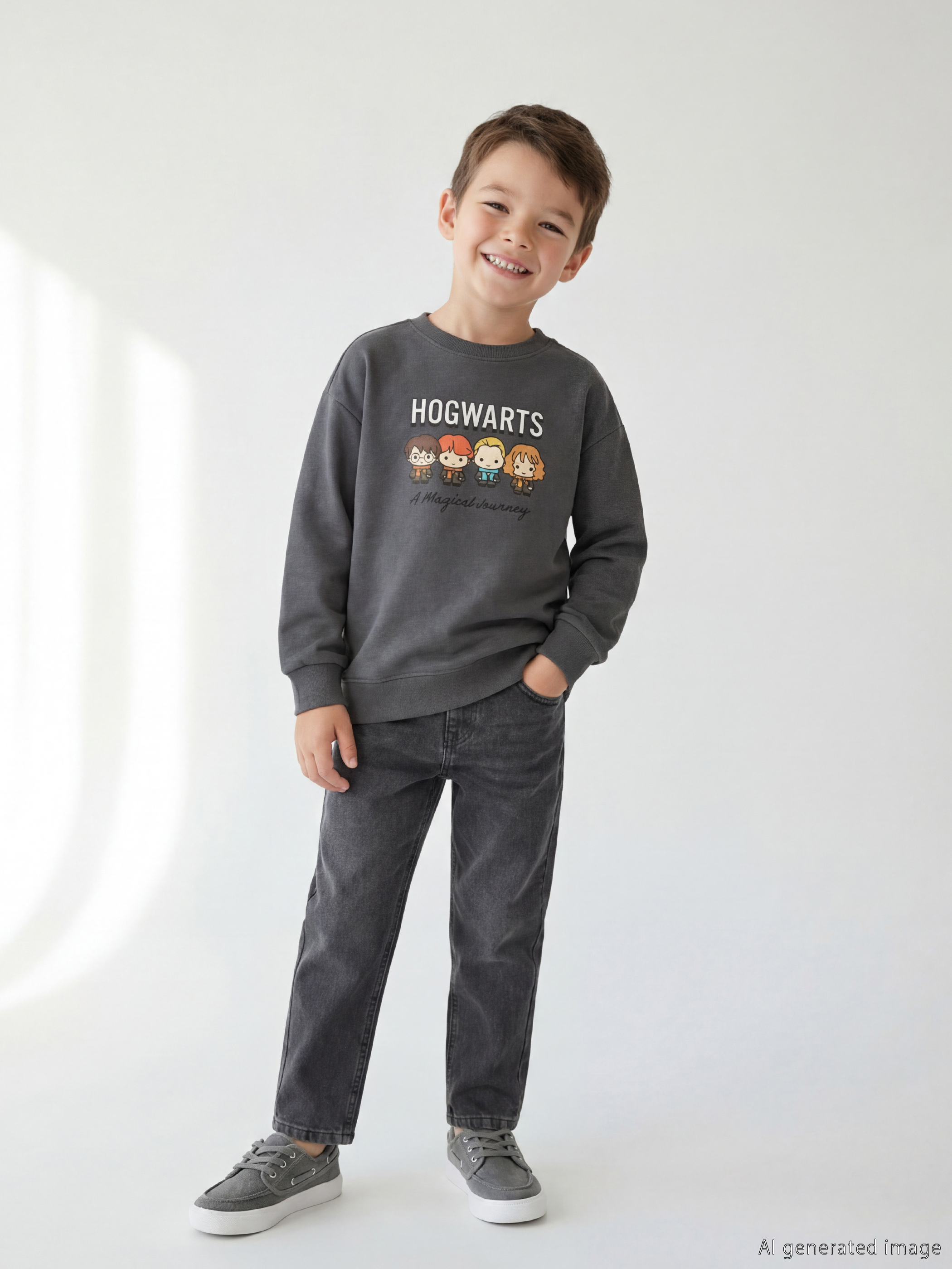 LCW Kids Regular Fit Erkek Çocuk Jean Pantolon - S6HU61Z1-GRD
