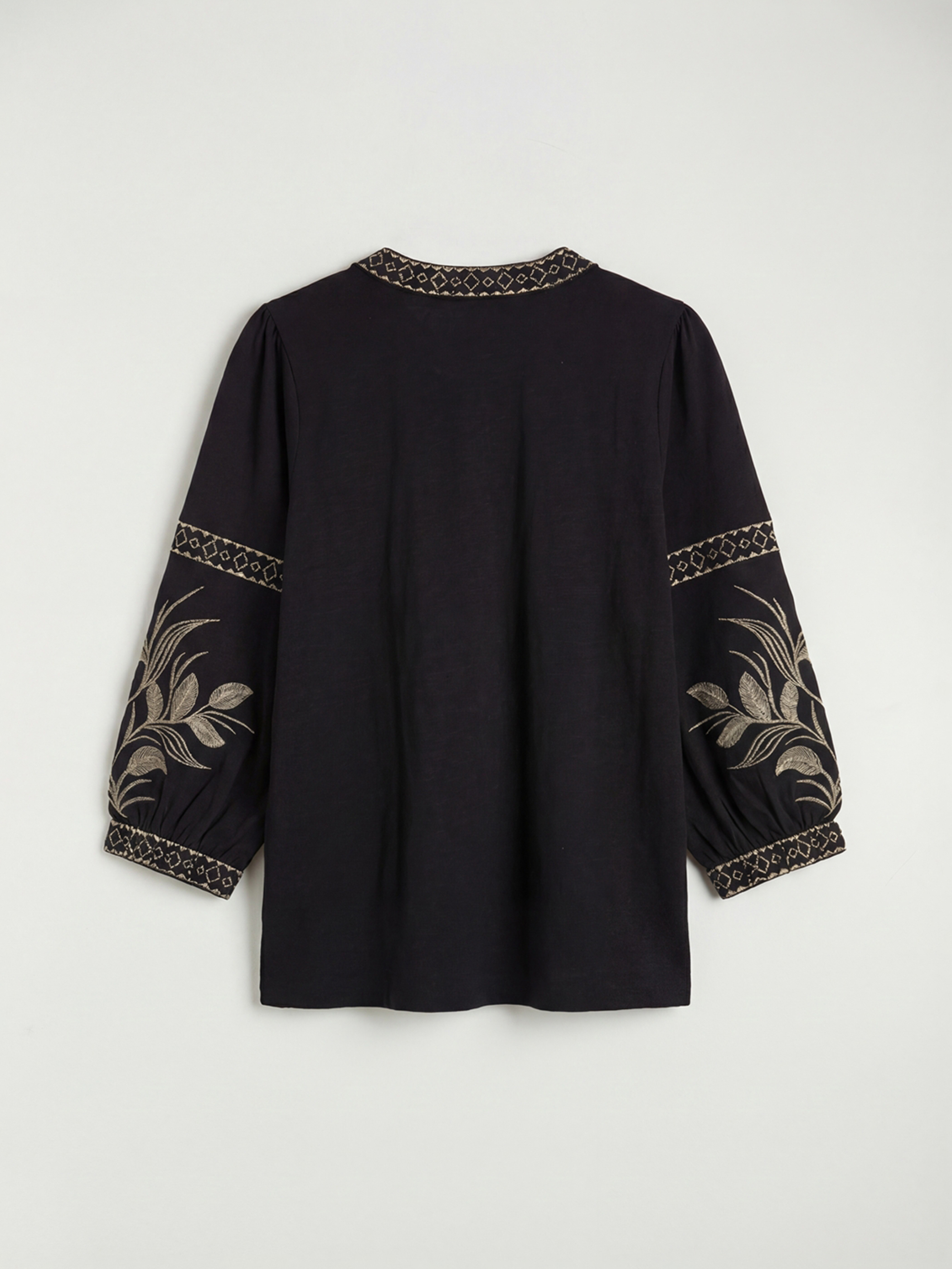 Жена Черно Блуза-5