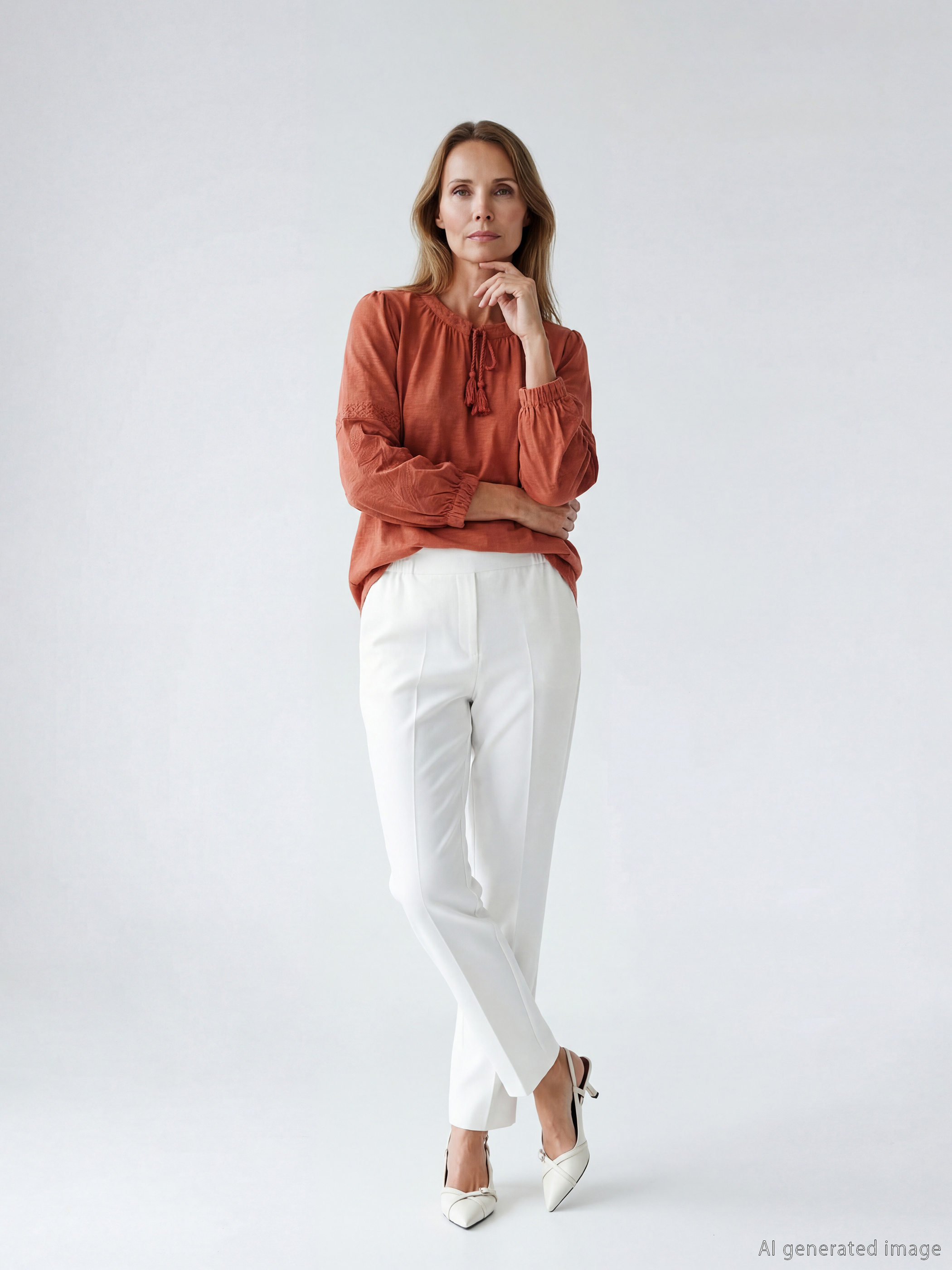 LCW Grace Woman BROWN Blouse - S6HU79Z8-GRA