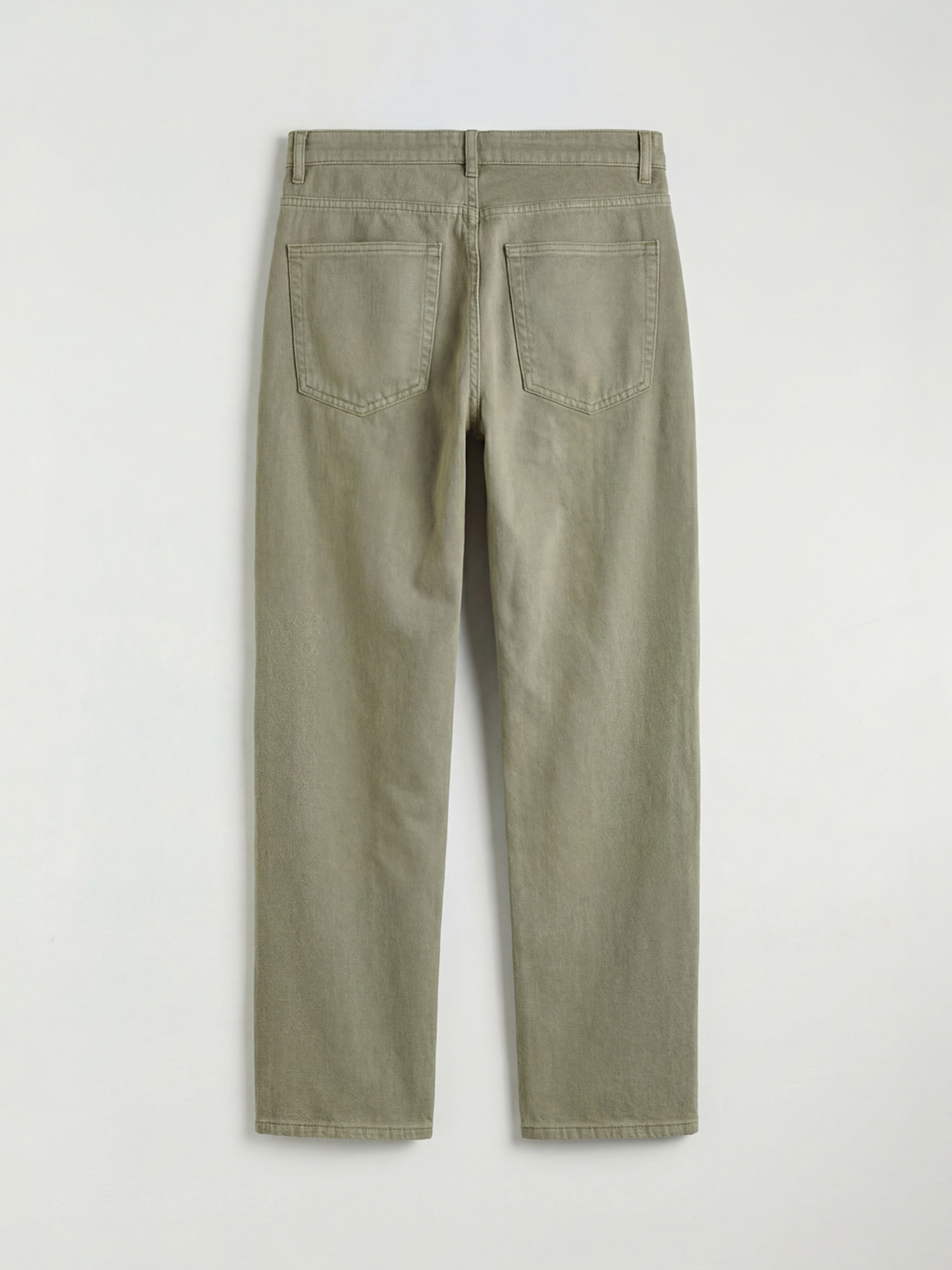 Yeşil Baggy Fit Erkek Jean Pantolon-5