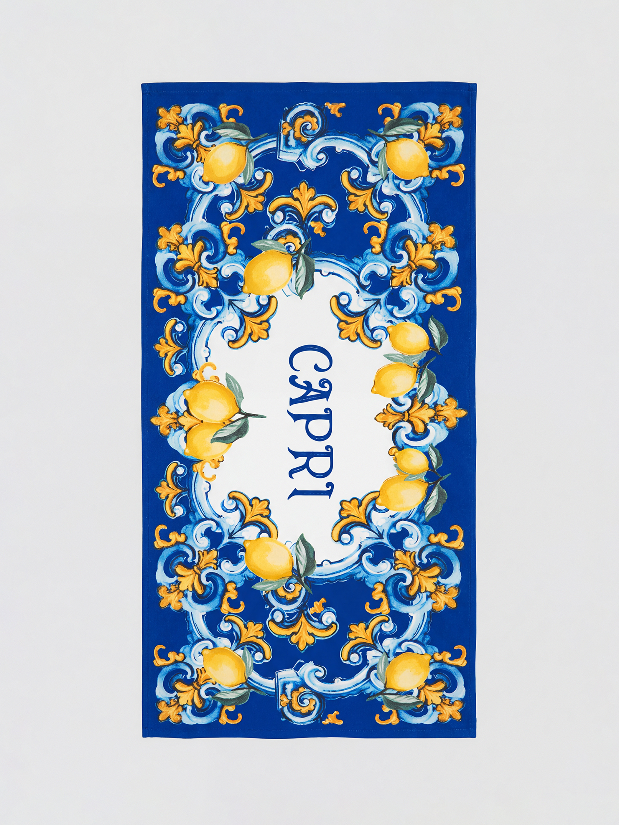 Karışık Limon Baskılı Kadın Plaj Havlusu 70x150 cm-1