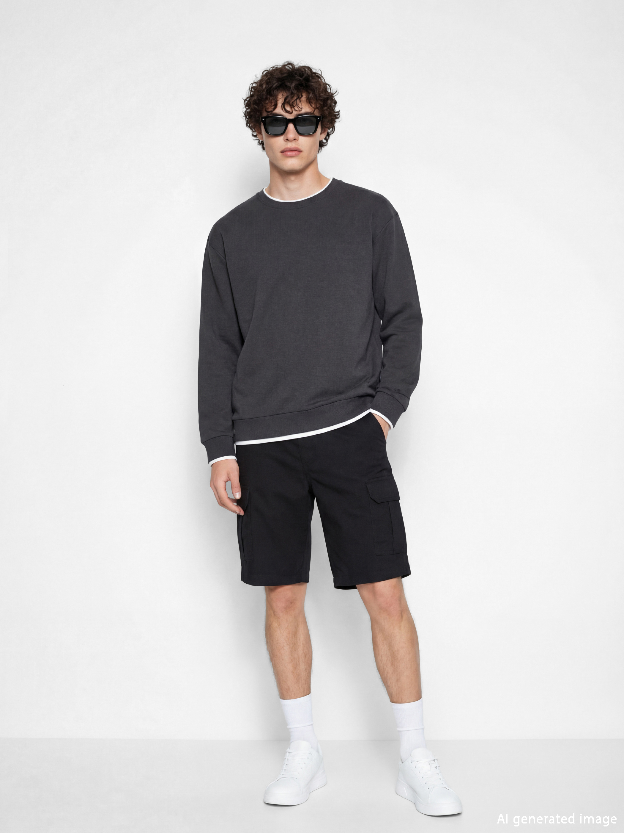 XSIDE Regular Fit Gabardin Kargo Erkek Şort