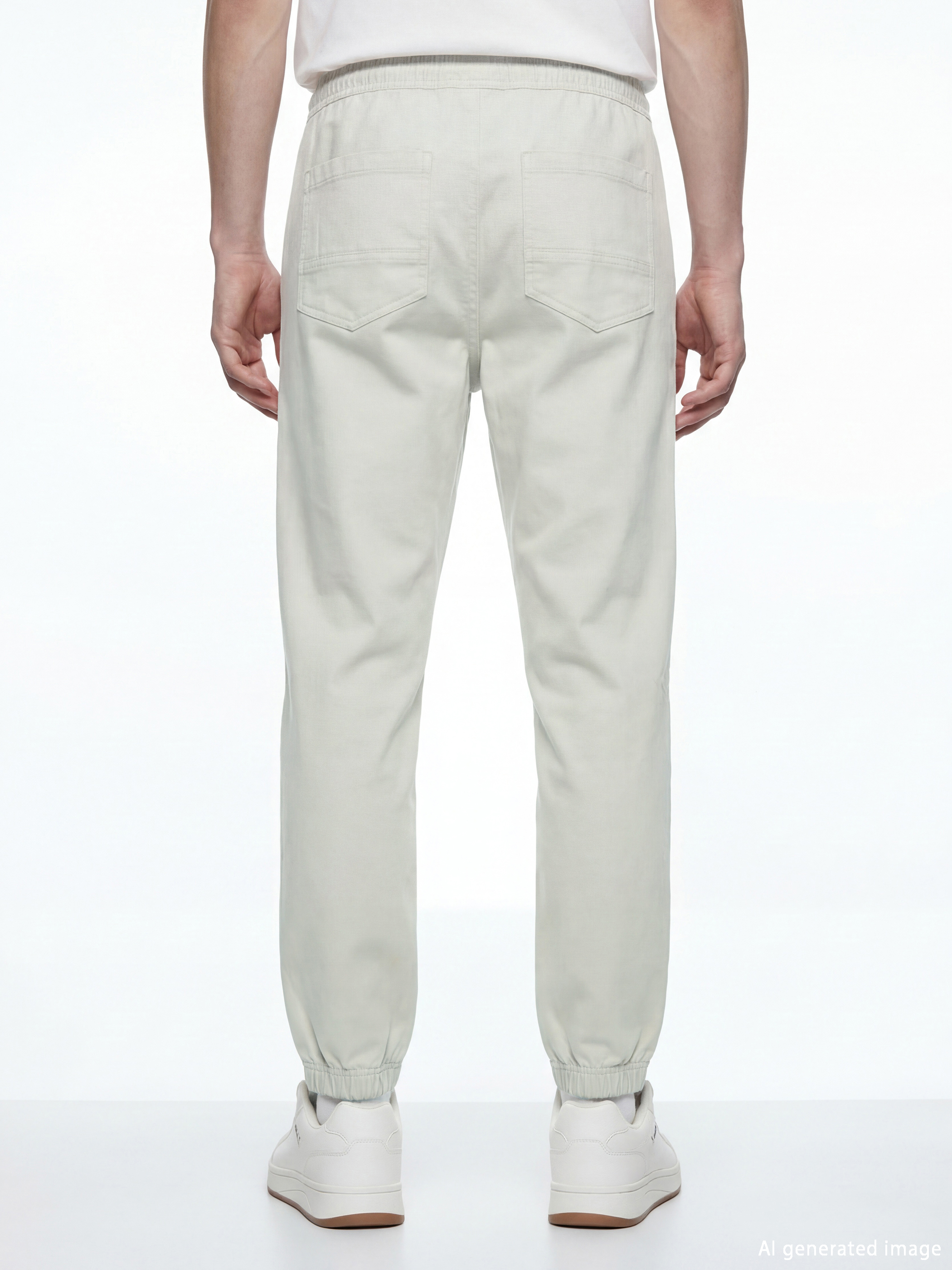 Pantaloni Jogger Gri Bărbat-3