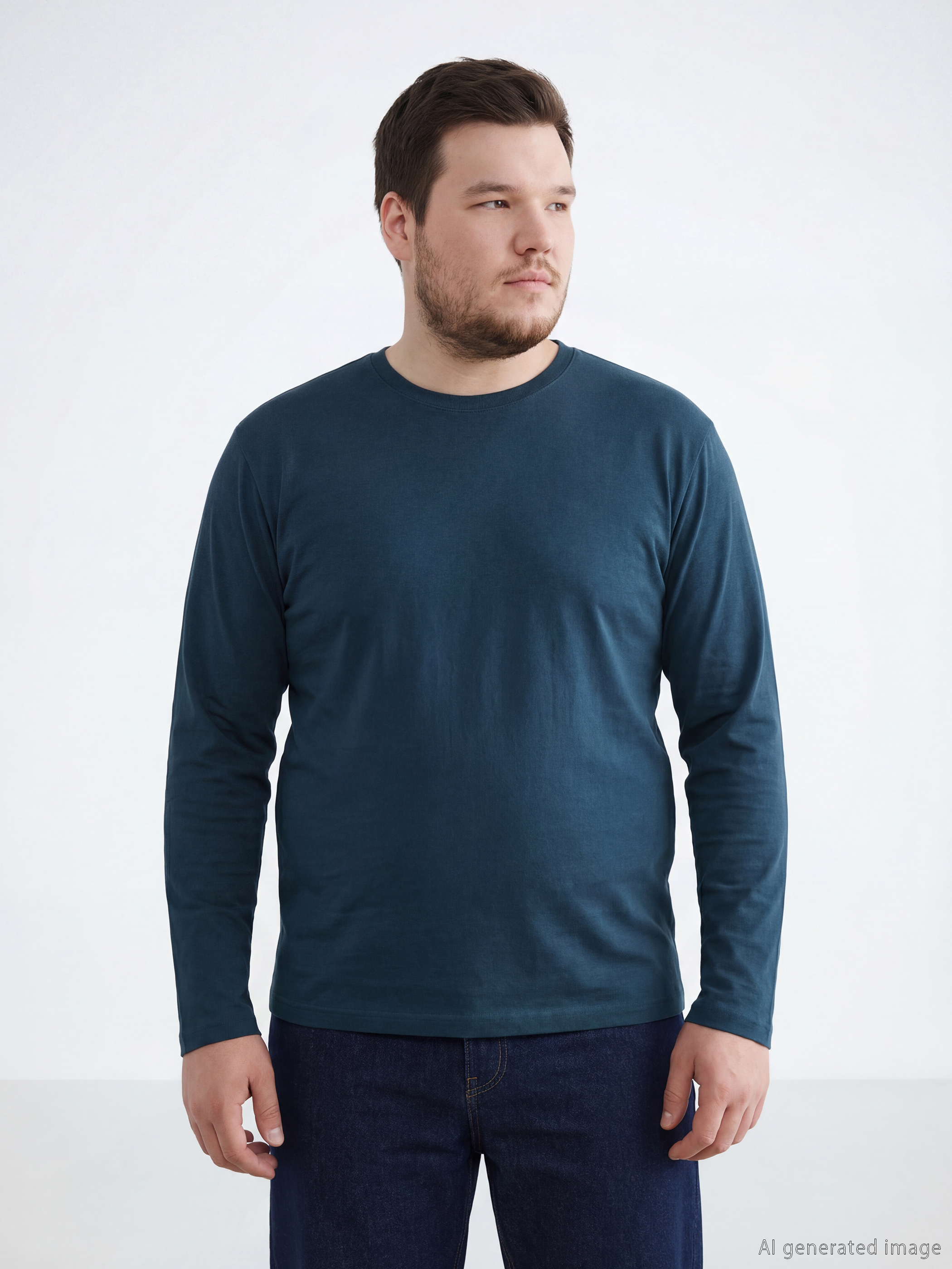 LCWAIKIKI Classic Bisiklet Yaka Uzun Kollu Erkek Tişört - S6I075Z8-QT0