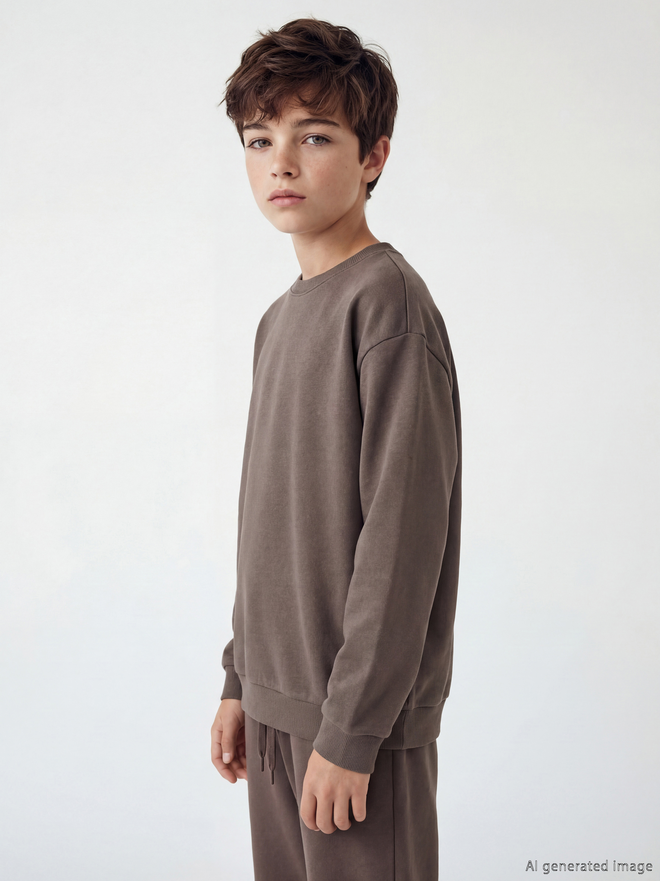 LCW Kids Bisiklet Yaka Erkek Çocuk Sweatshirt - S6I098Z4-R1T