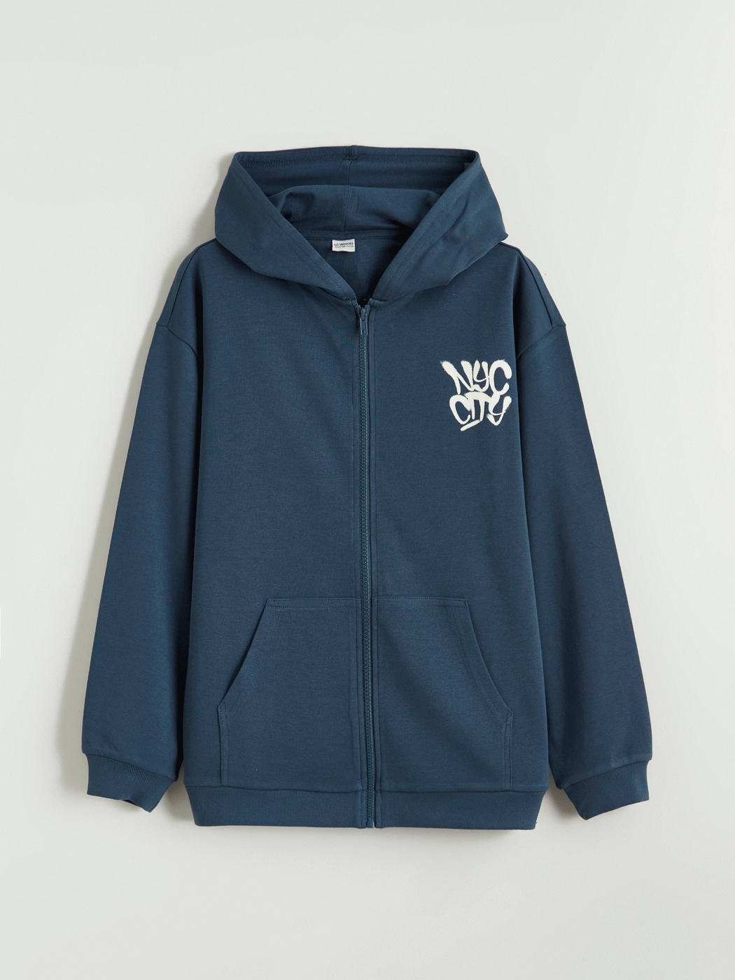 LCW Kids Boys' Hooded Zip-Up Sweatshirt - S6I101Z4-HJT