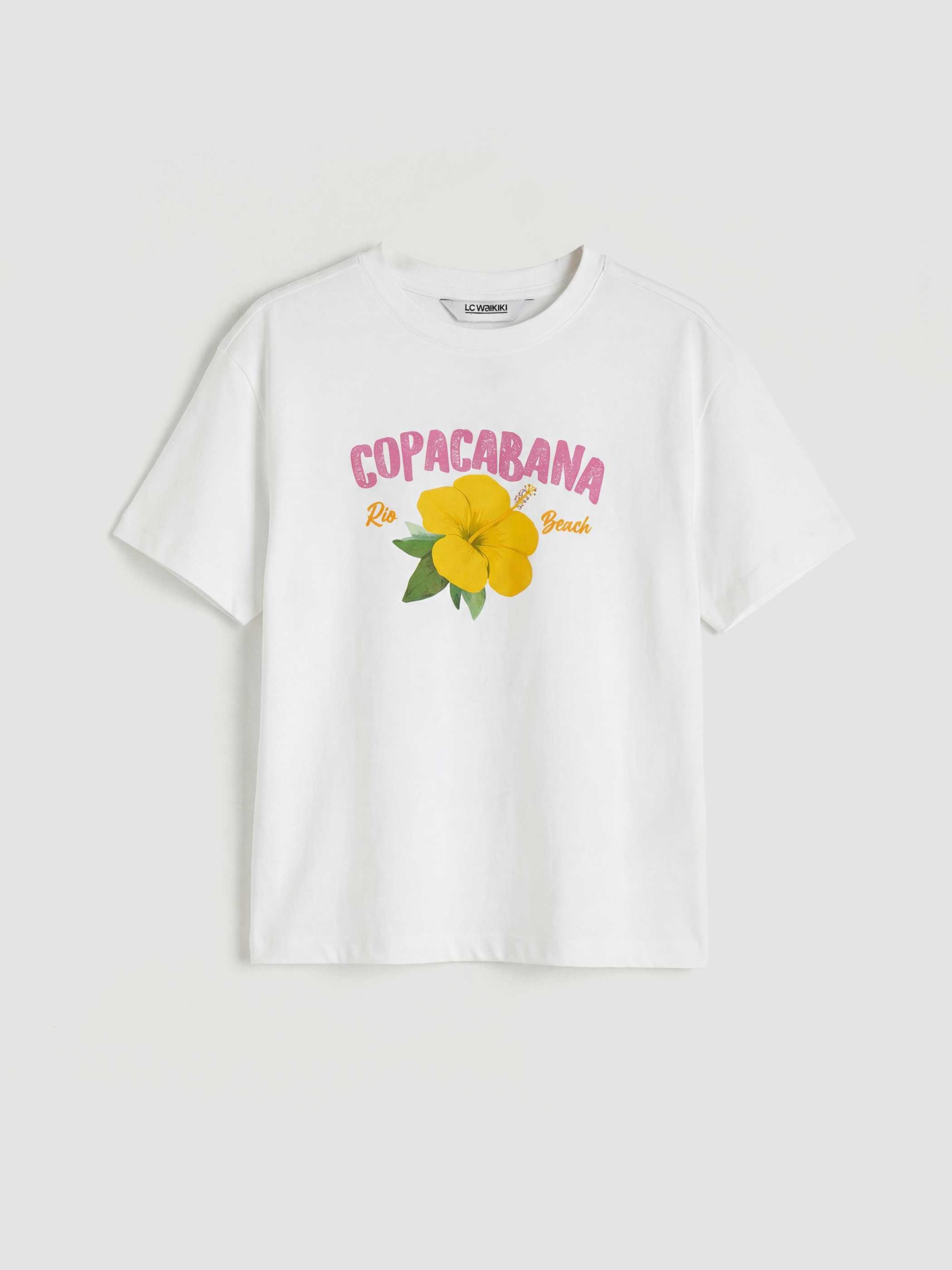 LCW Kids Girl WHITE T-Shirt - S6I323Z4-Q6K