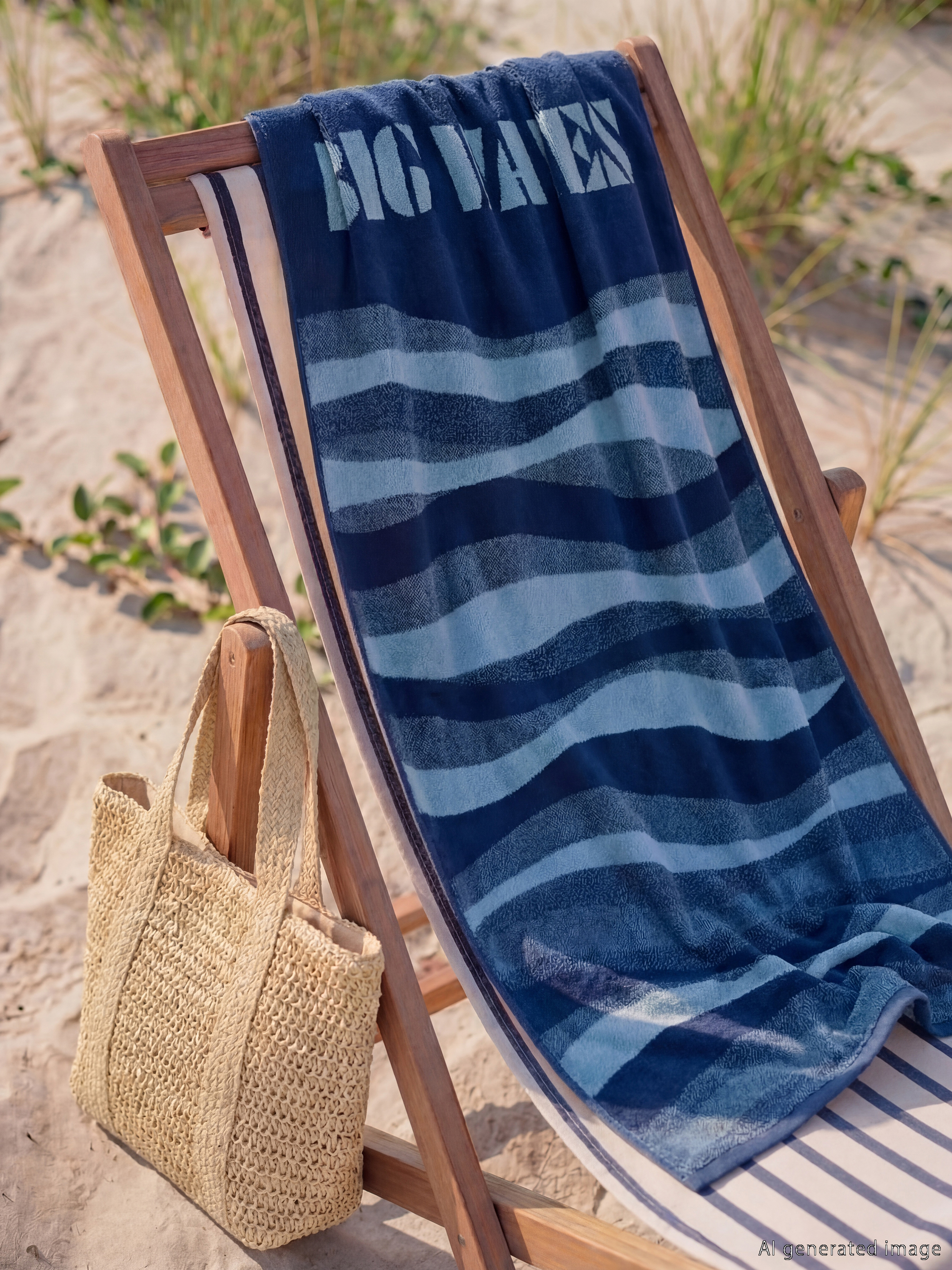 LCW ACCESSORIES Baskılı Pamuklu Erkek Plaj Havlusu 70x150 cm