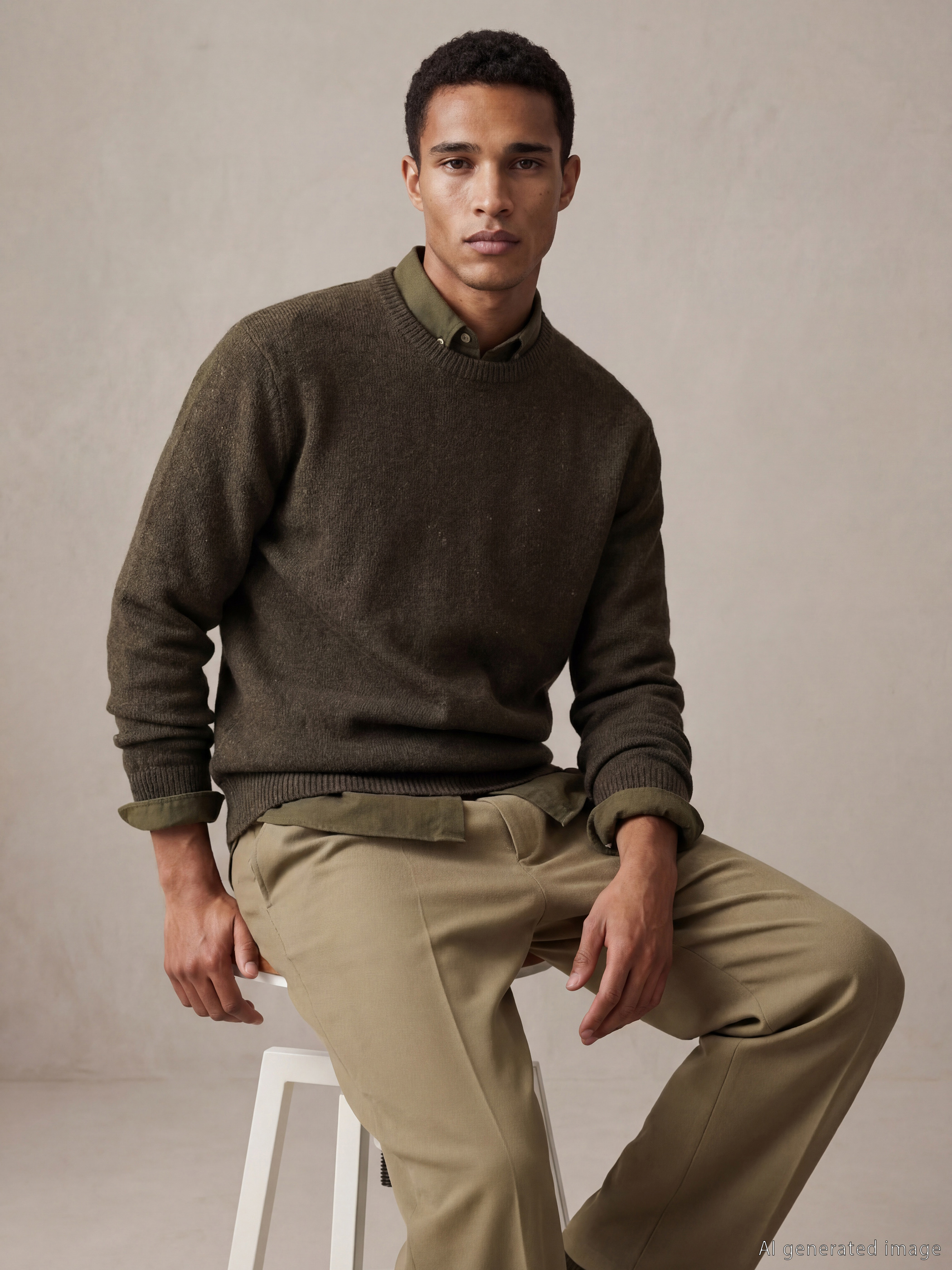 LCW Vision Bisiklet Yaka Yün Karışımlı Erkek Triko Kazak - S6I512Z8-GXF