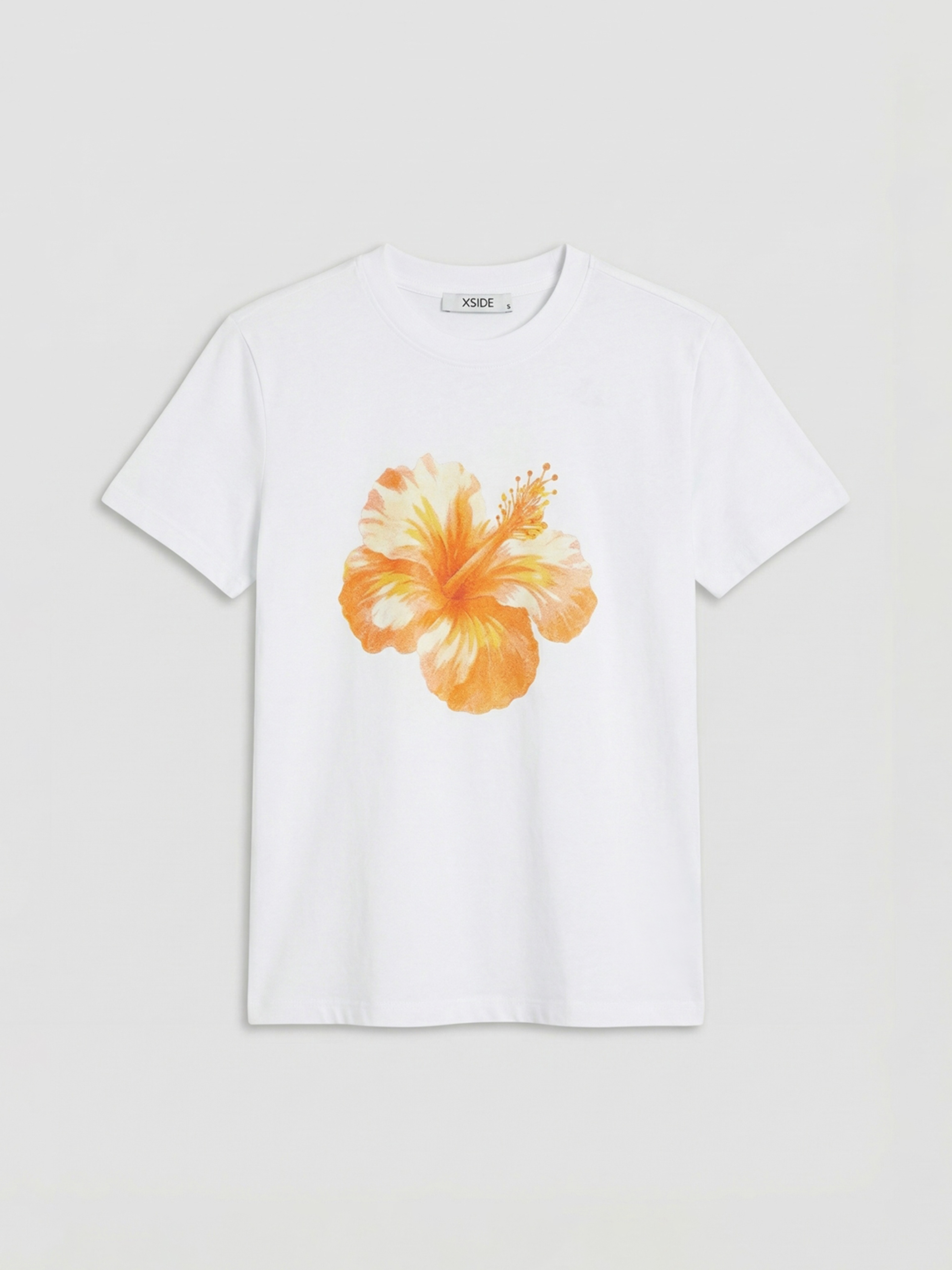 XSIDE Woman WHITE T-Shirt - S6I836Z8-Q6K