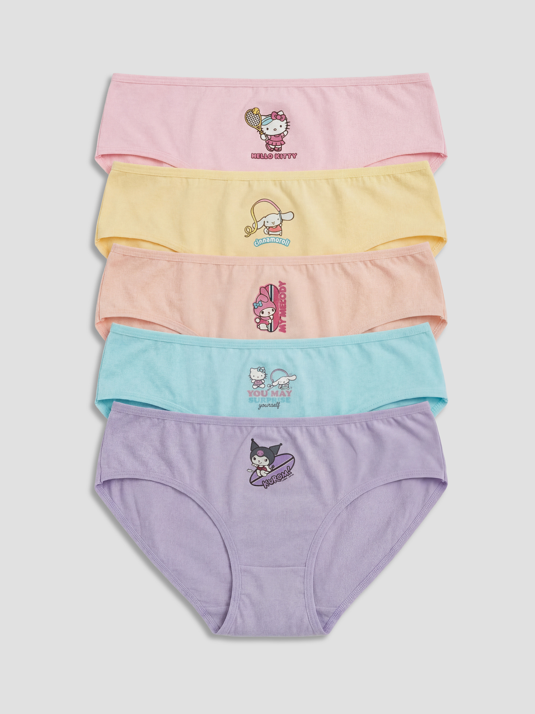 Turkuaz Hello Kitty Baskılı Kız Çocuk Külot 5'li-1