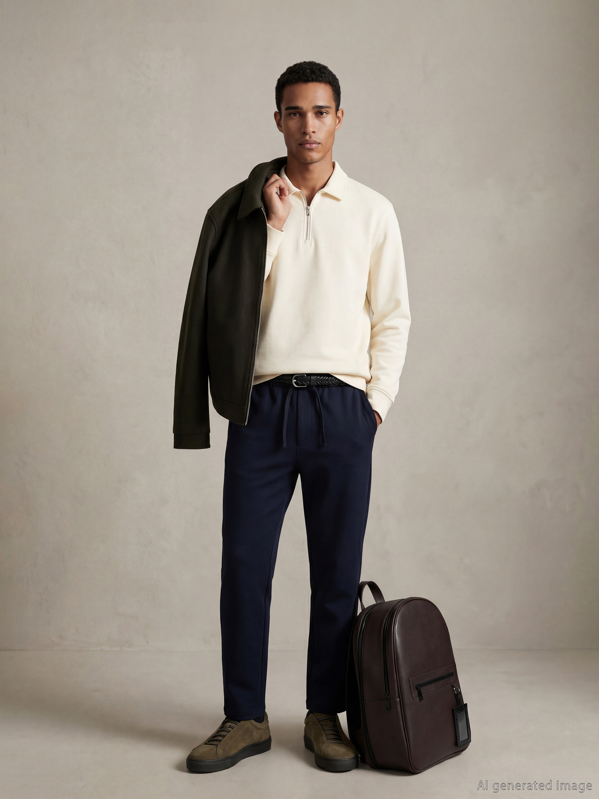 LCW Vision Beli Lastikli Regular Fit Erkek Pantolon - S6I876Z8-RFH