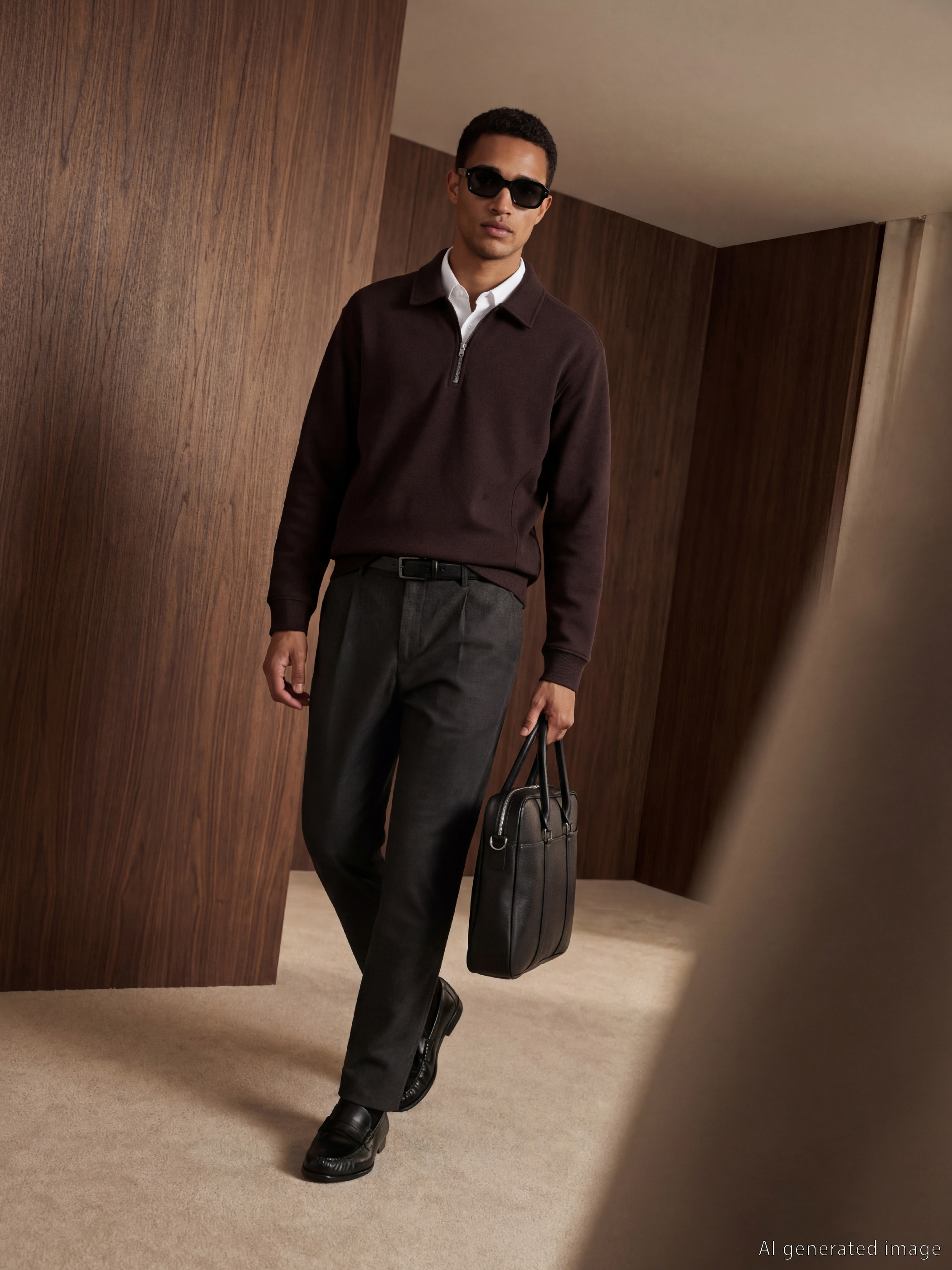 LCW Vision Standart Kalıp Erkek Pileli Pantolon - S6IA38Z8-ZZZ