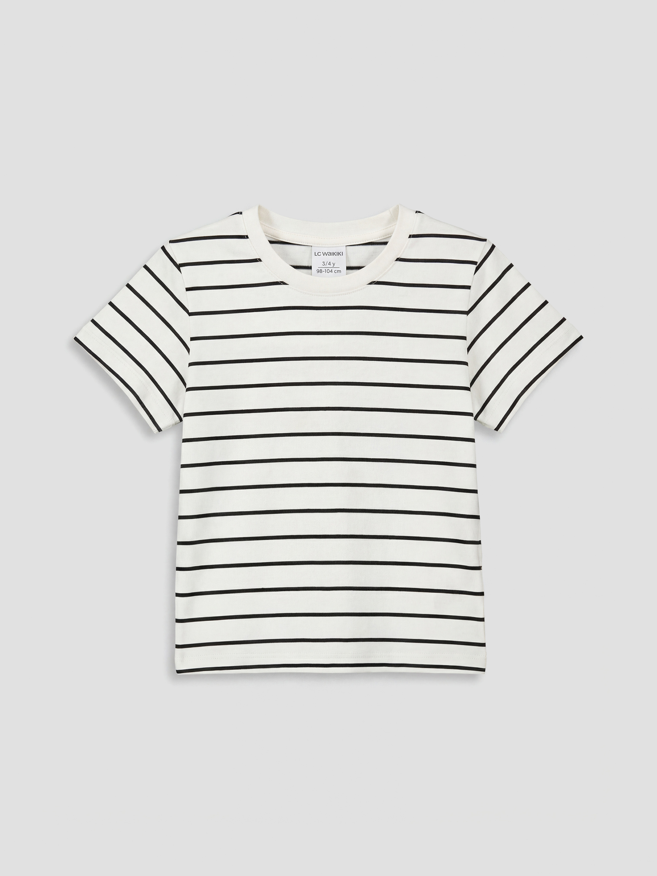 LCW baby Çizgili Erkek Bebek Tişört