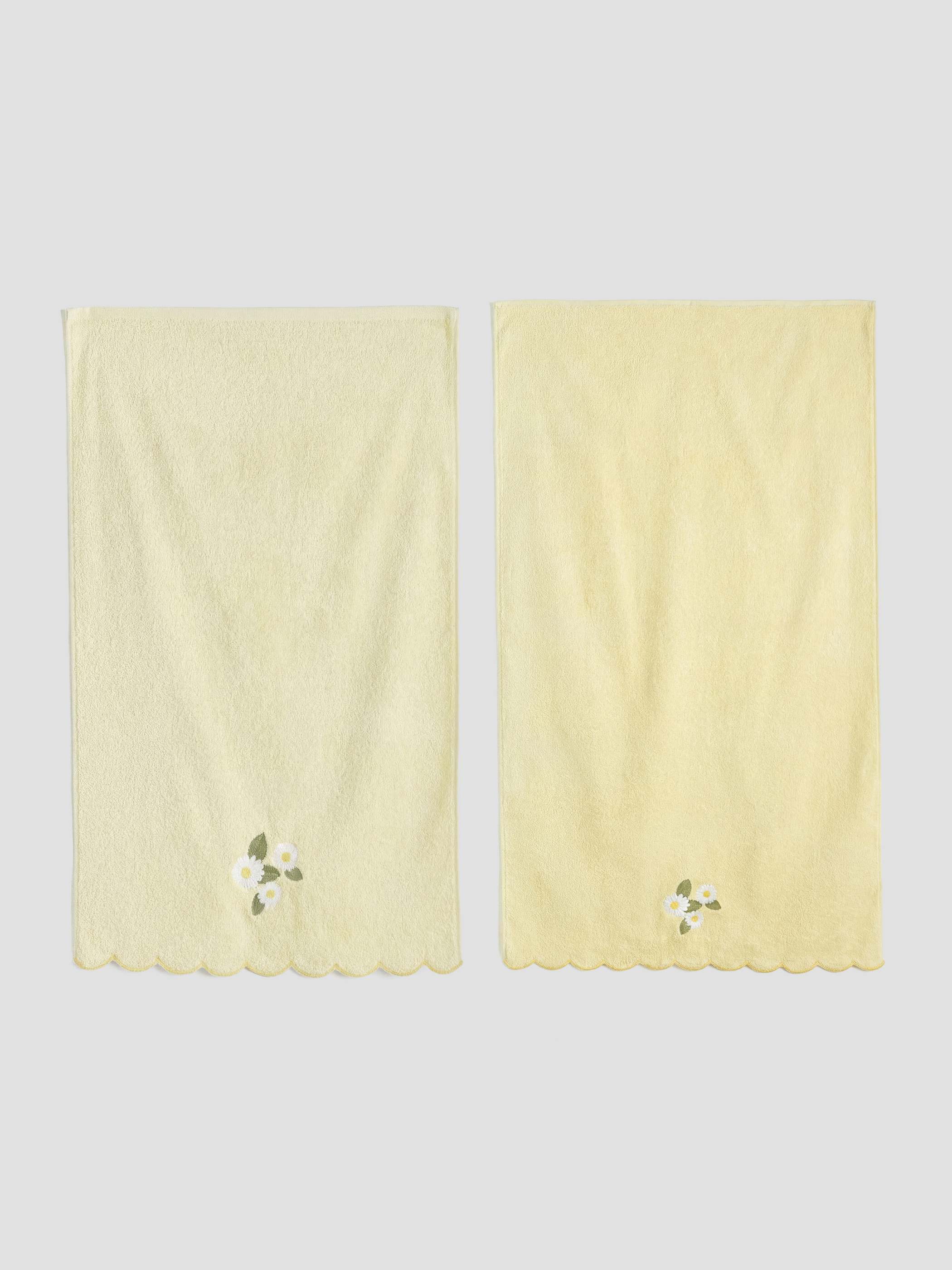 LCW HOME Nakışlı Banyo Havlusu 2'li 70x140 cm - S6IC83Z8-SAA