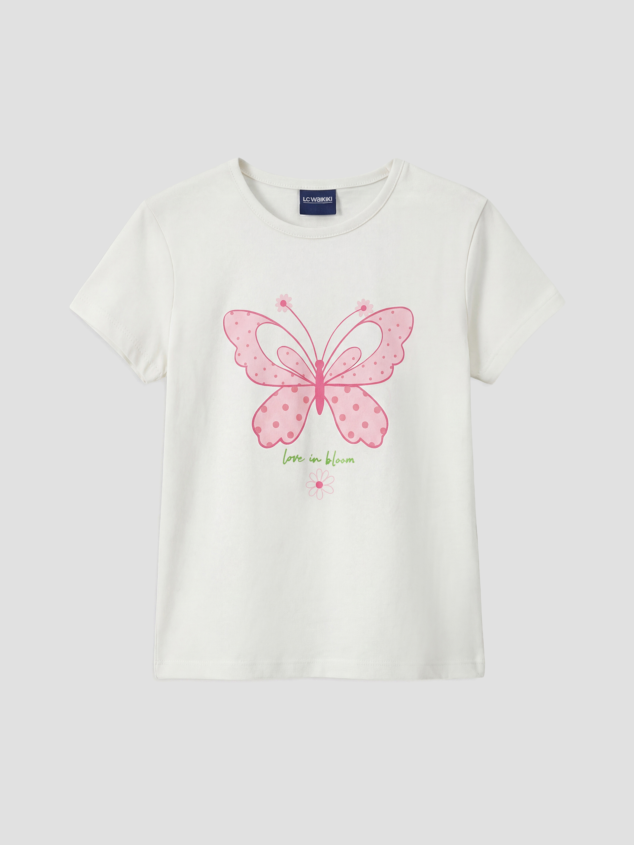 Girl ECRU T-Shirt-1